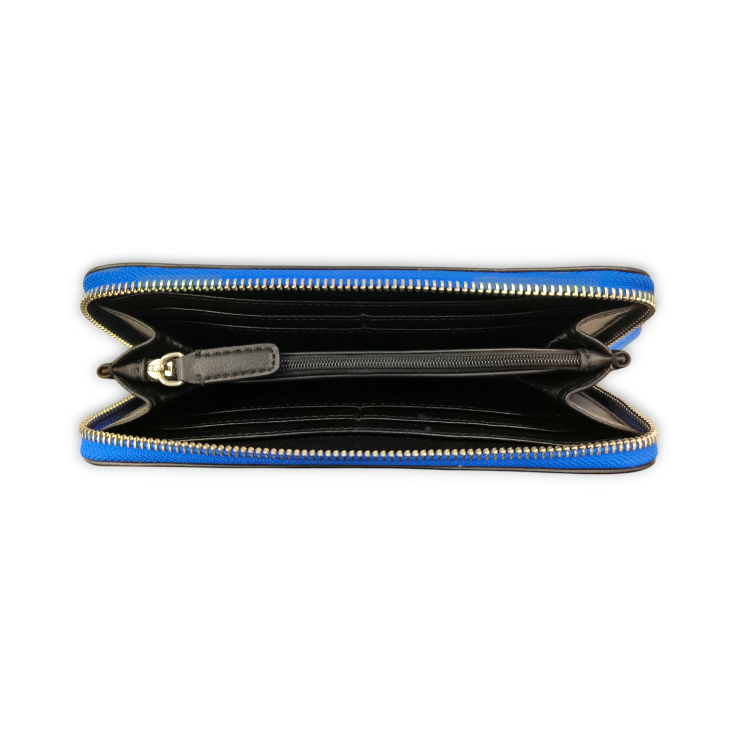 KARL LAGERFELD Long Wallet LH2QJ832 Brown/Blue Rank A