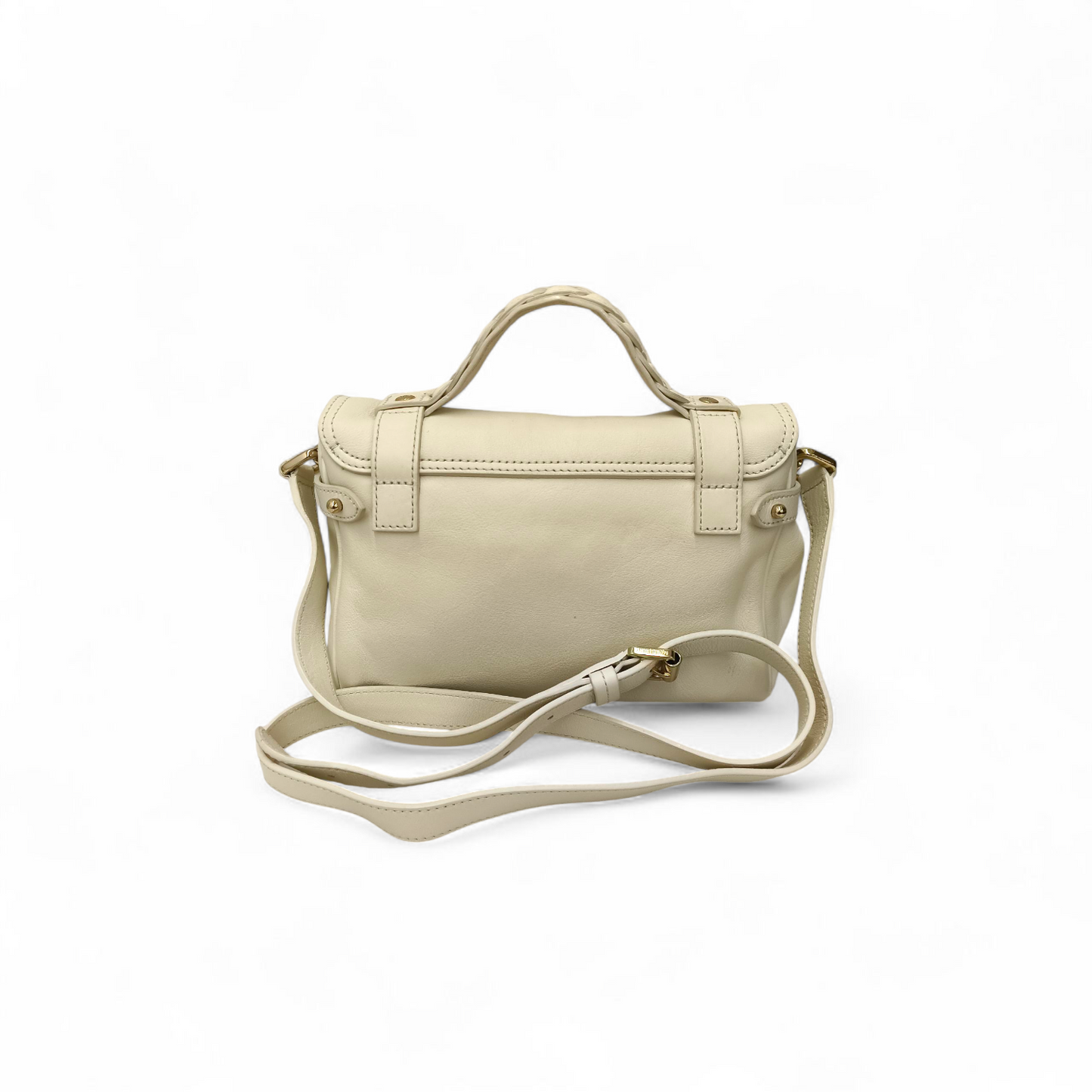 MULBERRY 2WAY Bag White 2027362 *Stain* Rank AB