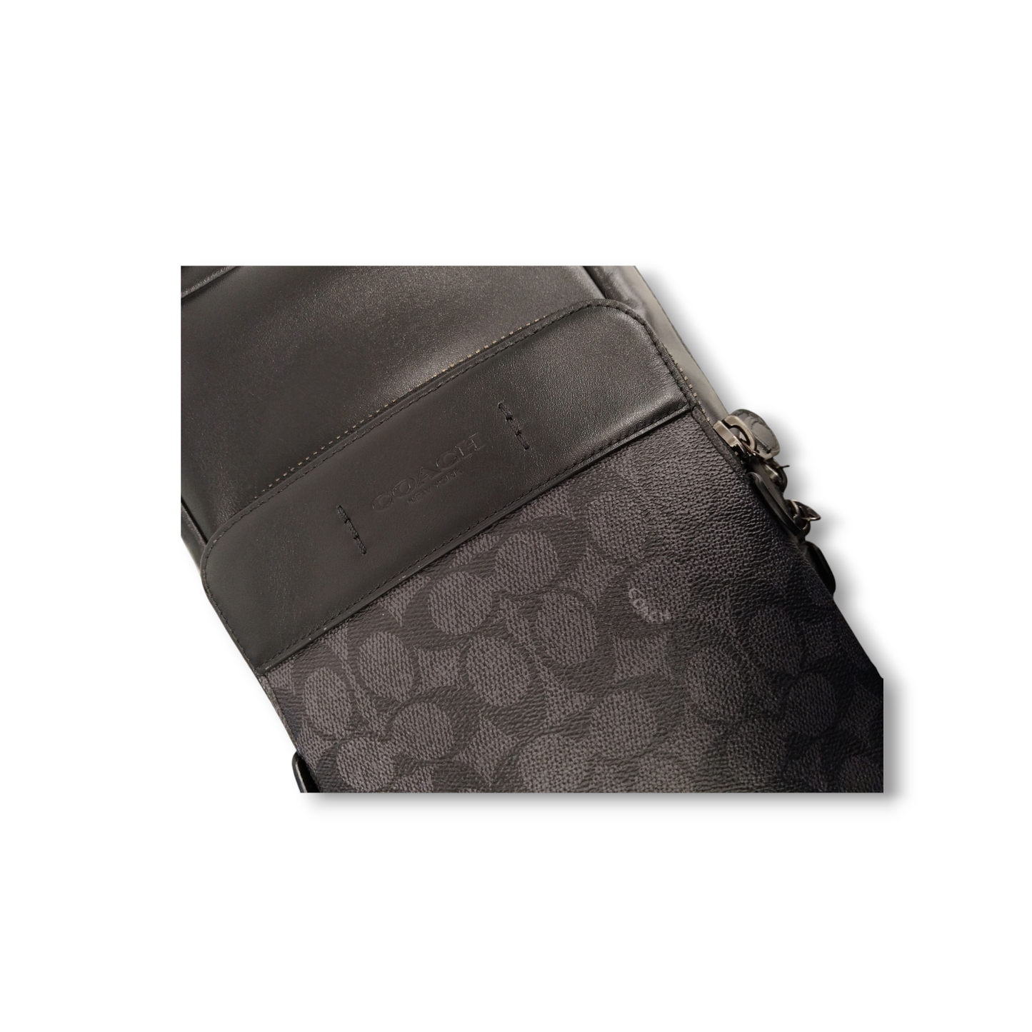 COACH Body Bag C5332 Black *Scratch* Rank AB