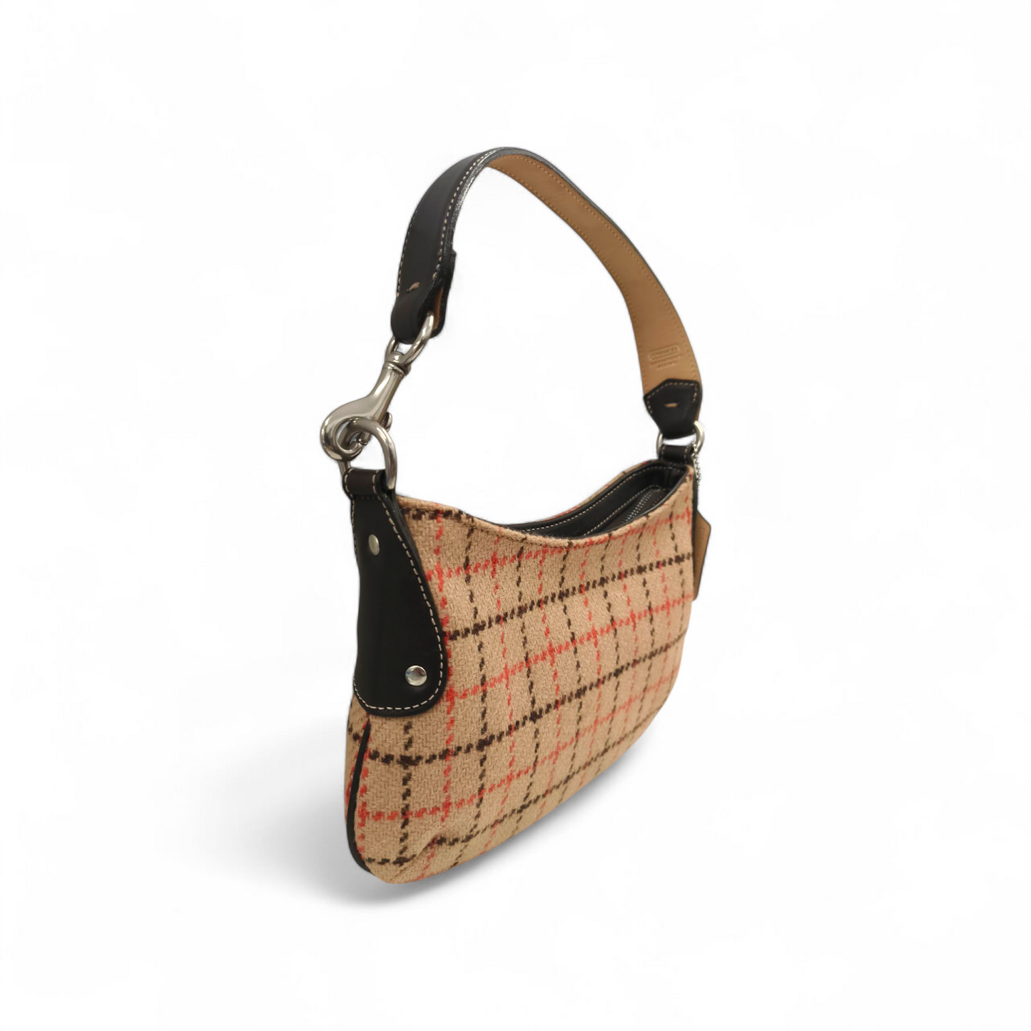 COACH Shoulder Bag E2P-9614 Brown Rank B