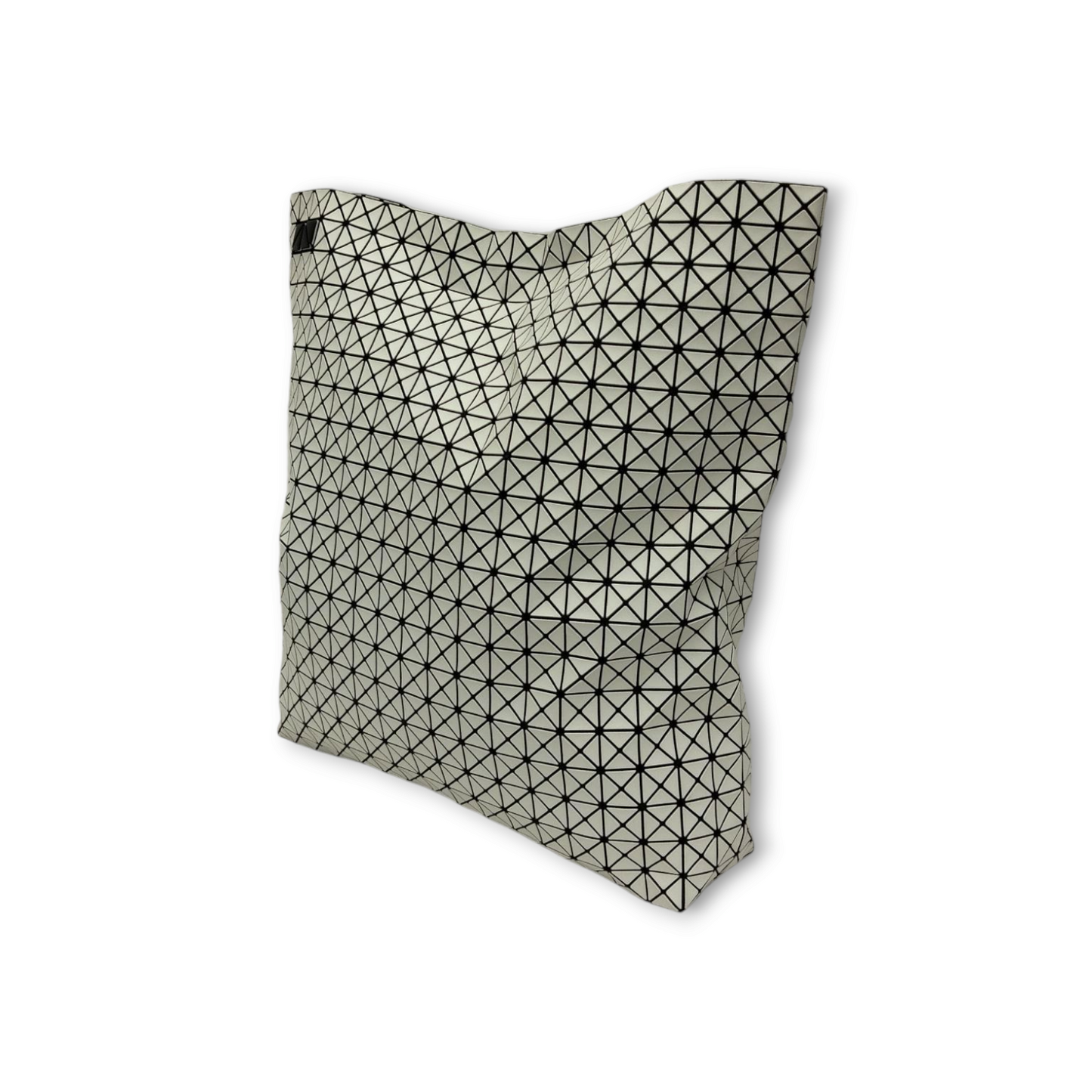 BAO BAO ISSEY MIYAKE Clutch Bag BB89-AG041 White Rank A