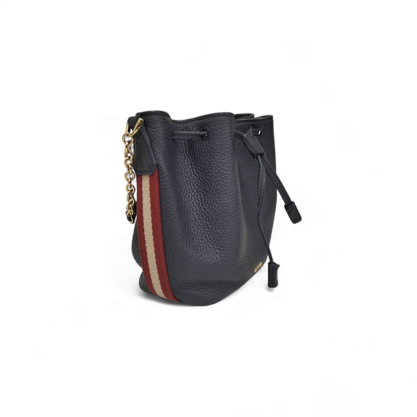 BALLY Shoulder Bag Navy Rank A