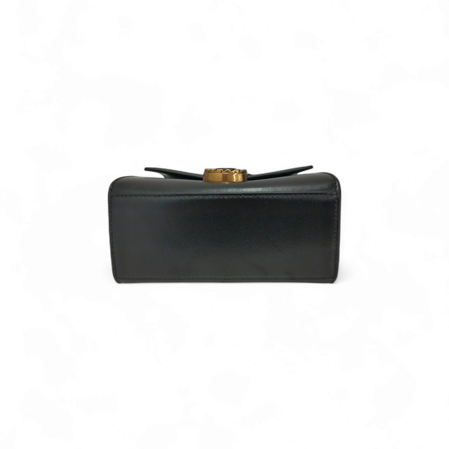 MARC JACOBS 2WAY Bag BLACK/GOLD THE ST.MARC MINI TOP HANDLE 2p3hsc004h01 Rank A