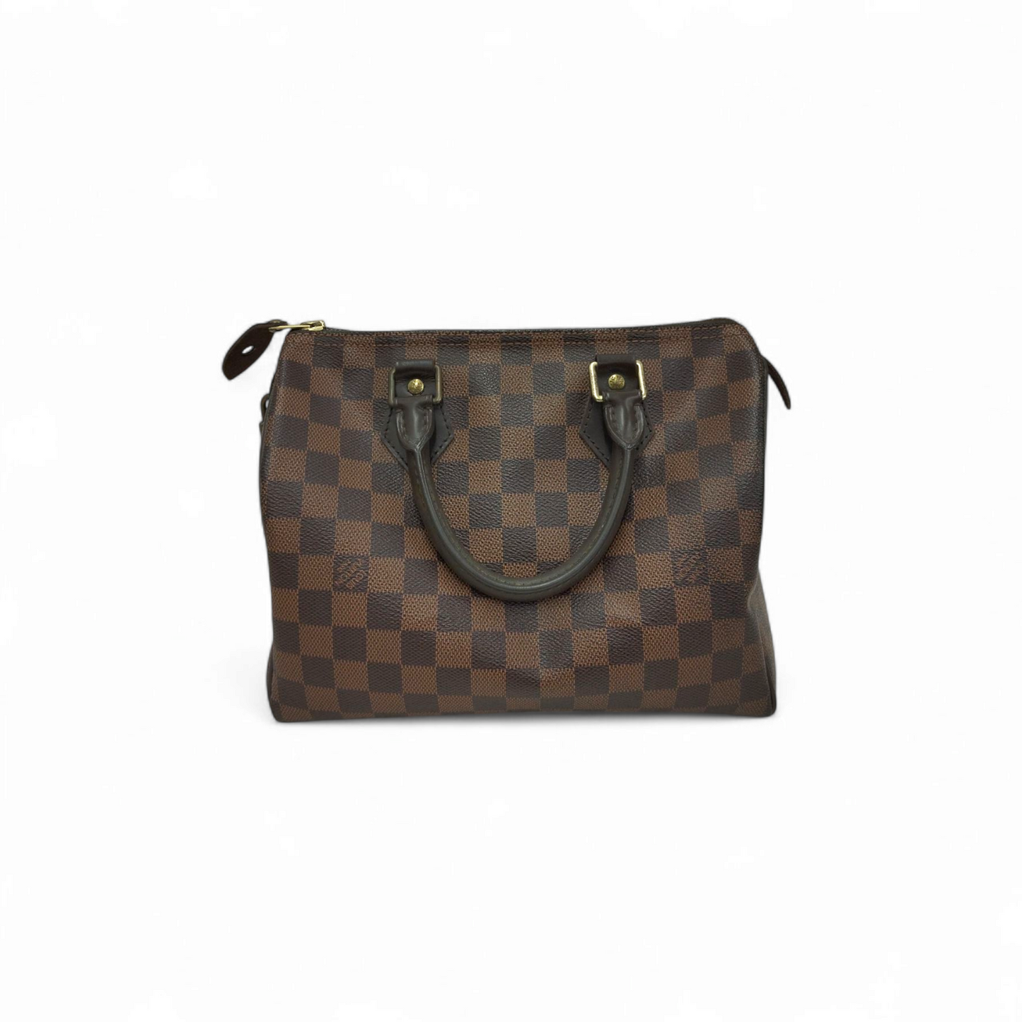 LOUIS VUITTON Handbag Damier N41532 Brown AAo151 Speedy 25 *Damage/Inside Stain Rank B