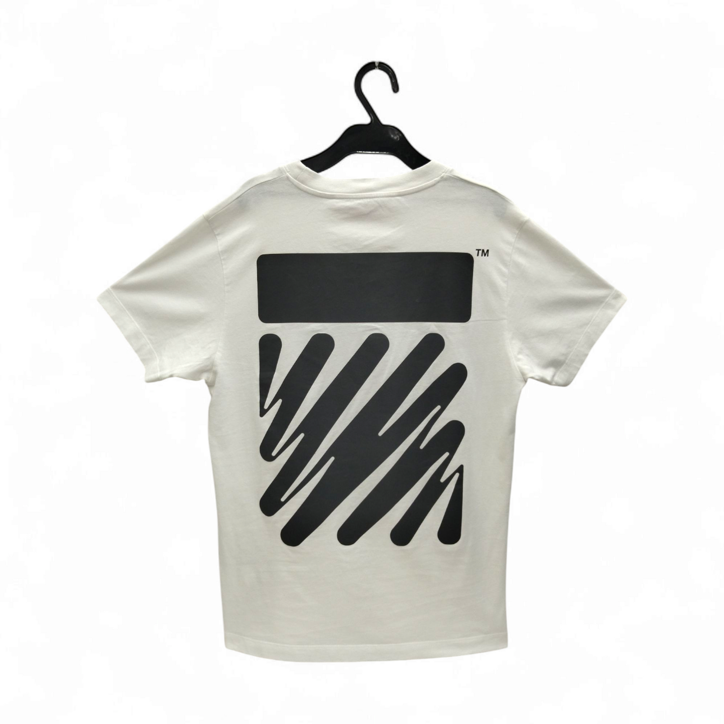 OFFWHITE T-shirt SIZE S Mens White OMAA027S22JER010 Rank B