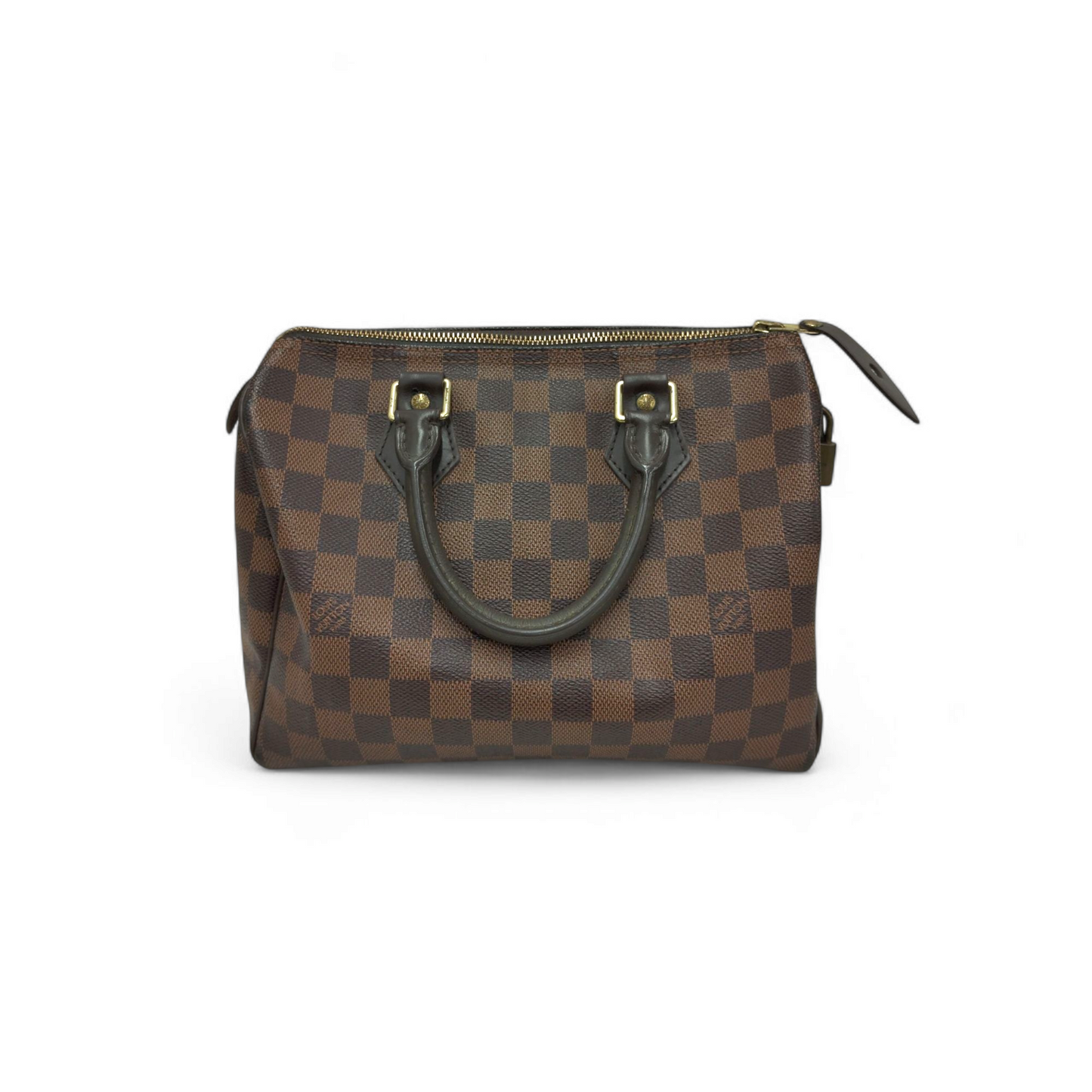 LOUIS VUITTON Handbag Damier N41532 Brown AAo151 Speedy 25 *Damage/Inside Stain Rank B
