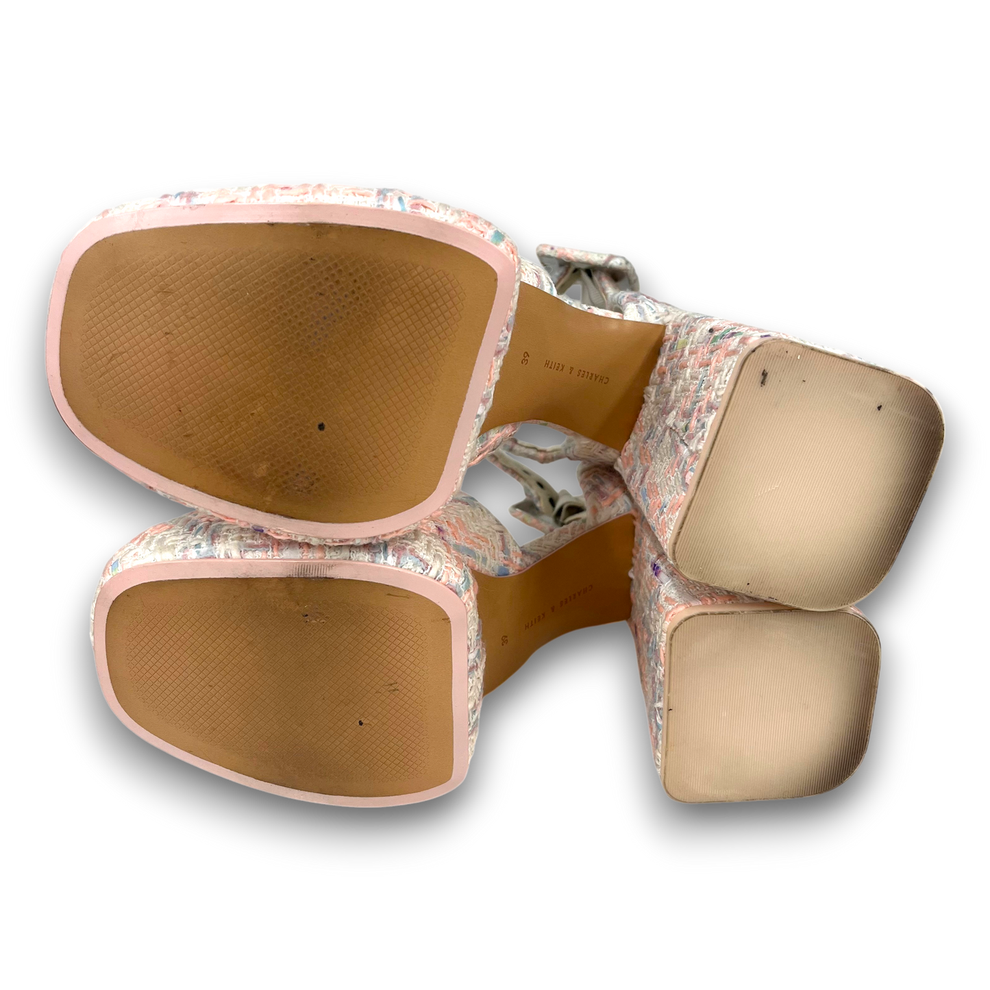 CHARLES & KEITH Heel Pumps SIZE 39 Lady's Pink Pastel Rank(B)