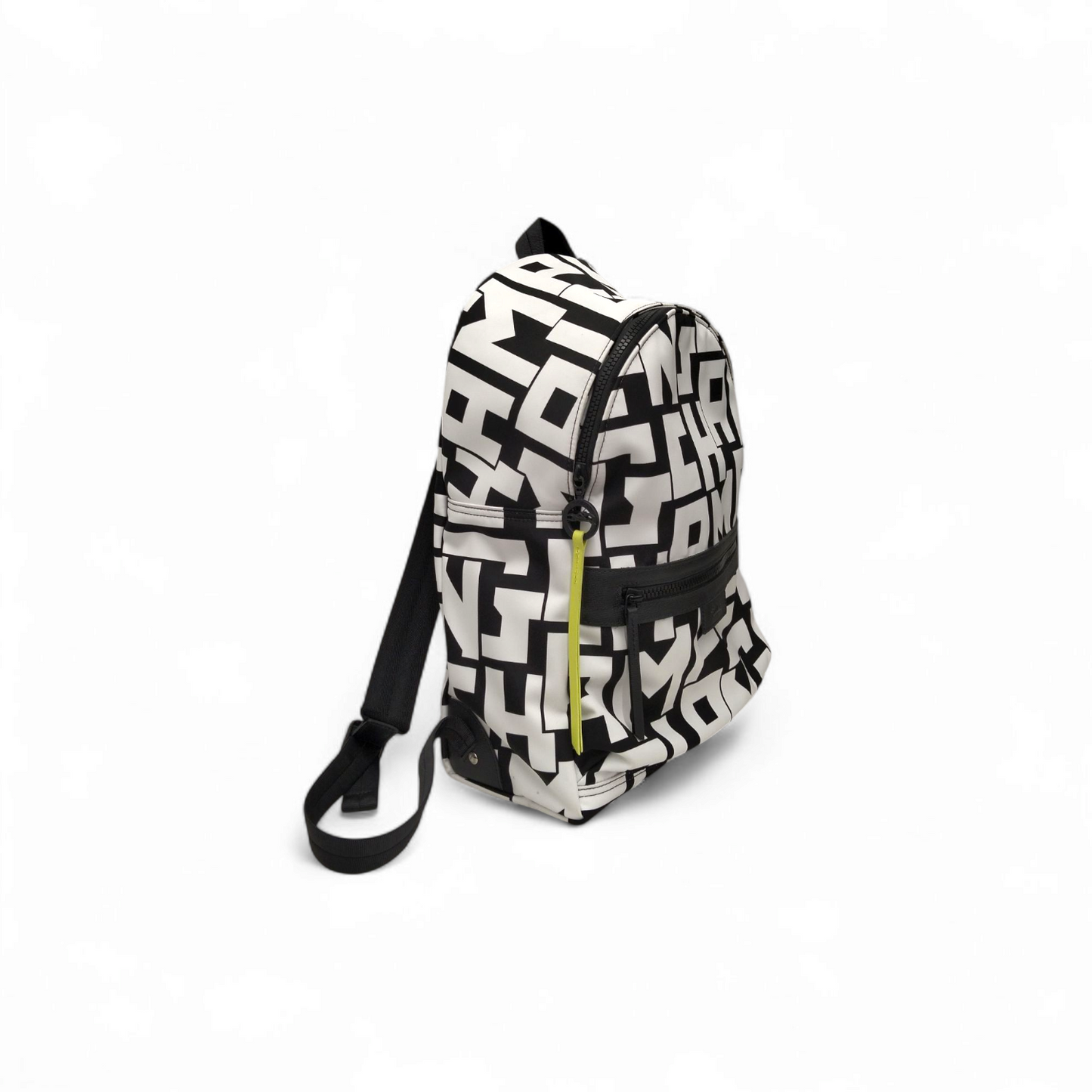 LONGCHAMP Backpack L1119413067 White/Black *Stain* Rank AB