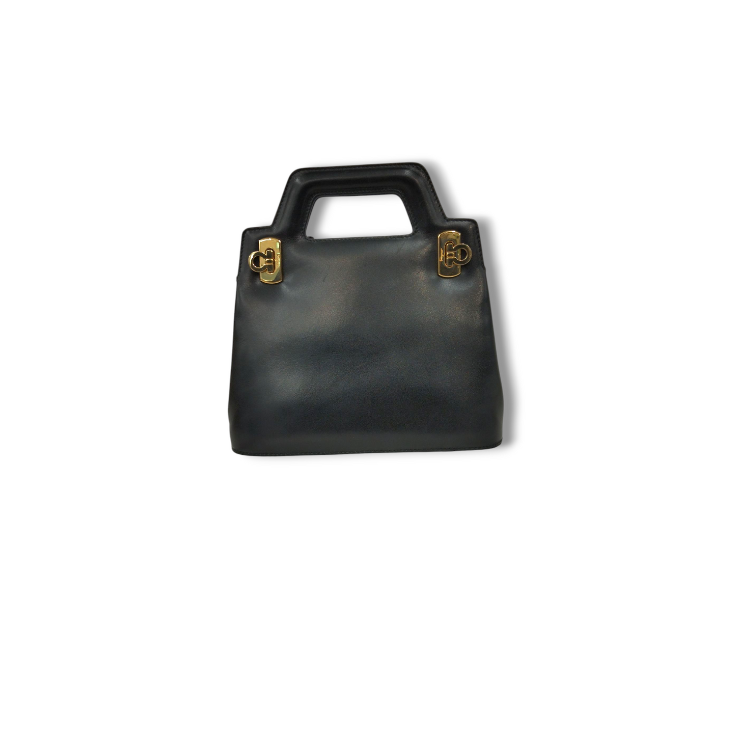 Salvatore Ferragamo Handbag BA211715 Black *Damage Without Strap* Rank B