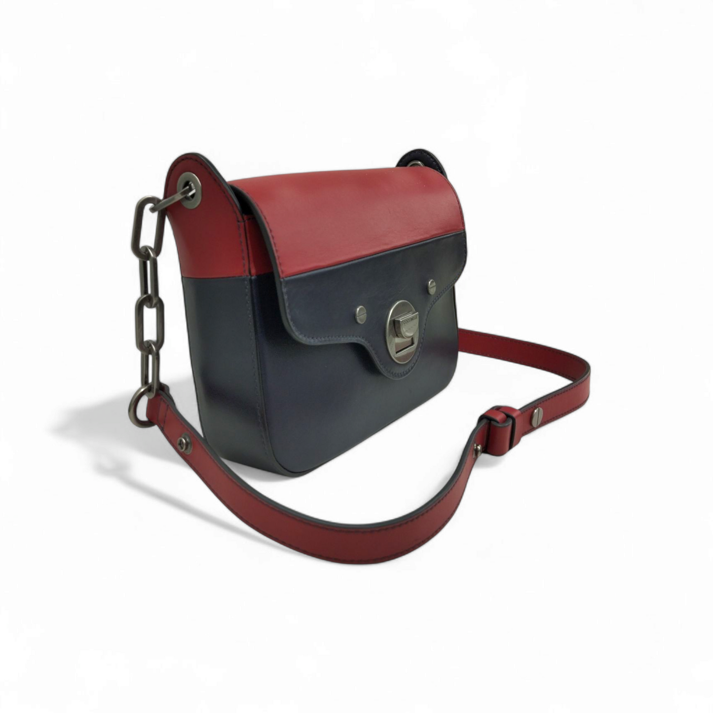COCCINELLE Shoulder Bag Purple/Red Rank A