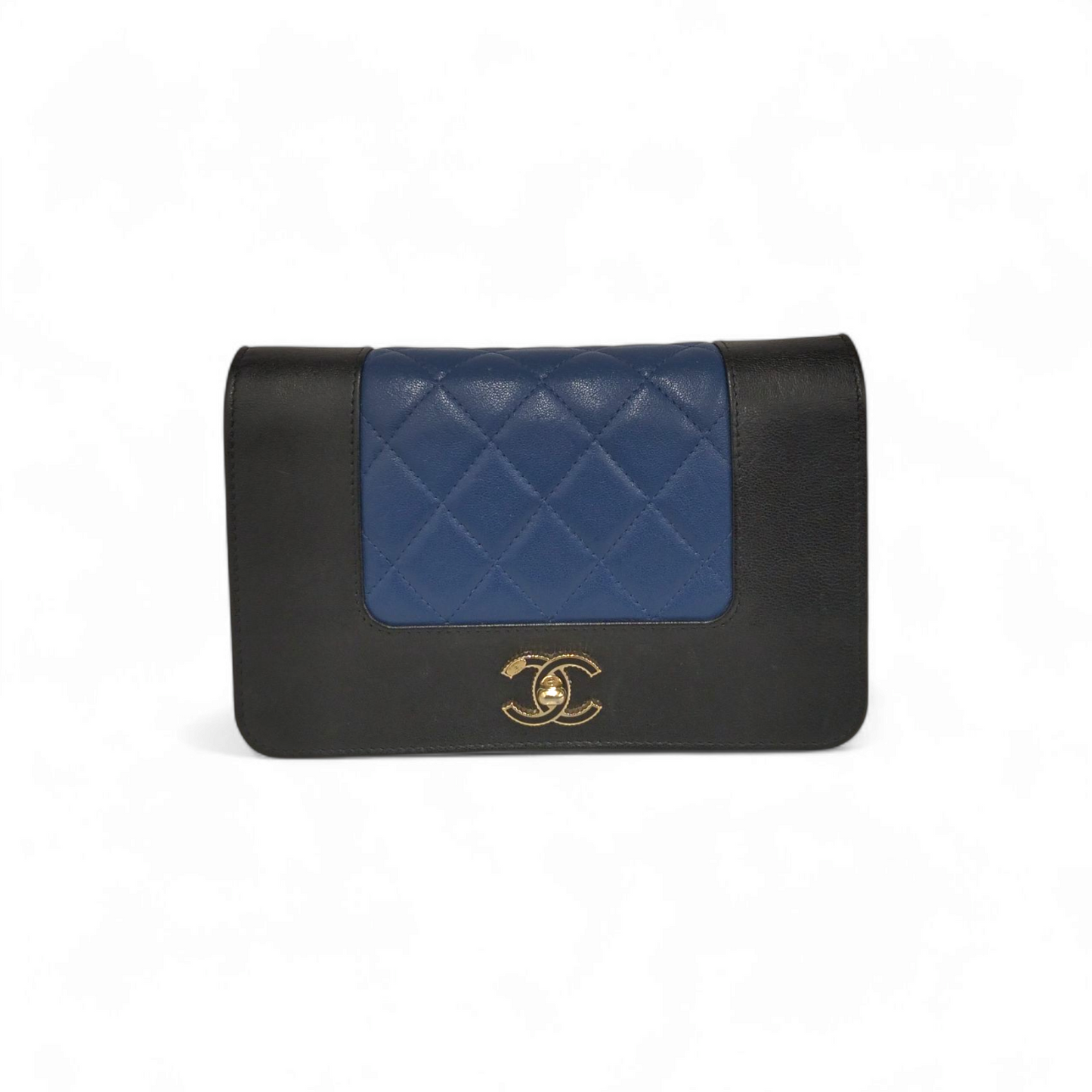 CHANEL Bag Black/Blue Damage 23898002 Rank (BC)