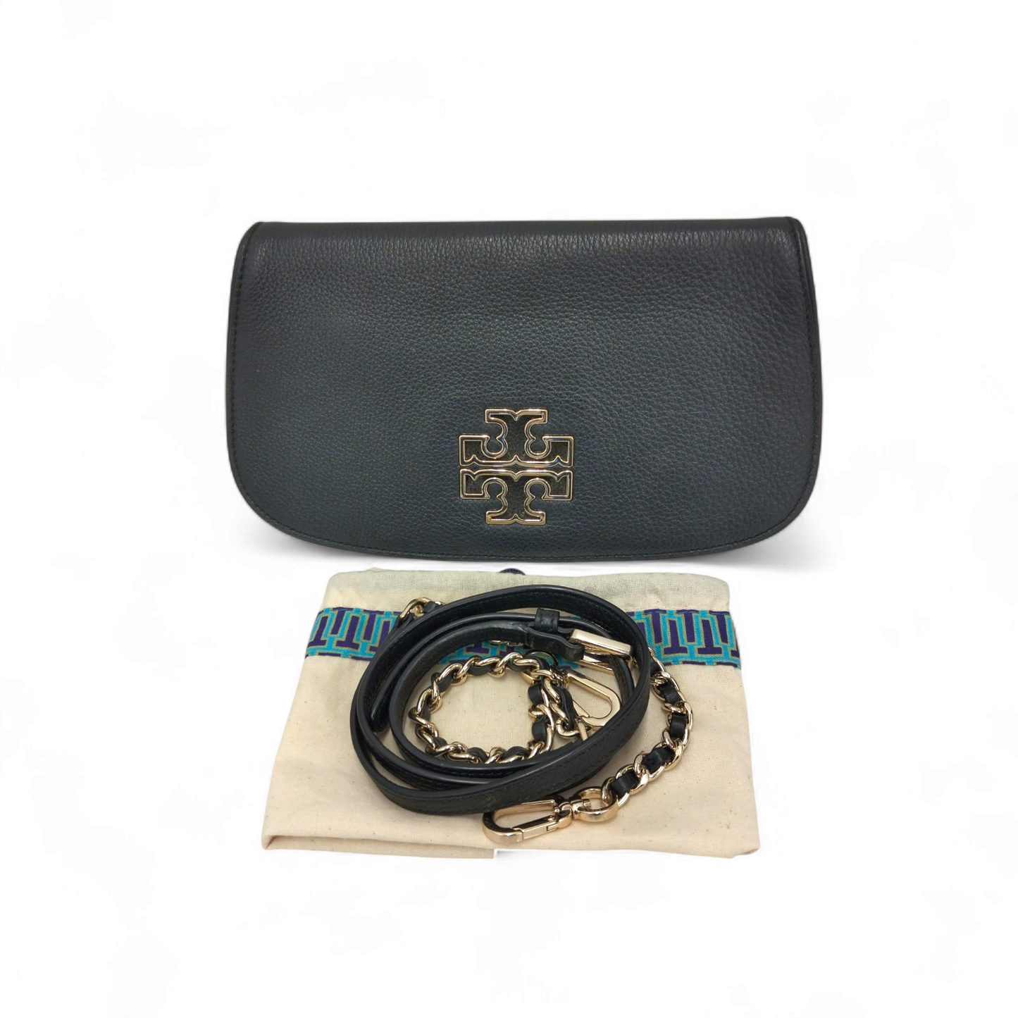 TORY BURCH Shoulder Bag 10005932 Black Stain Rank B