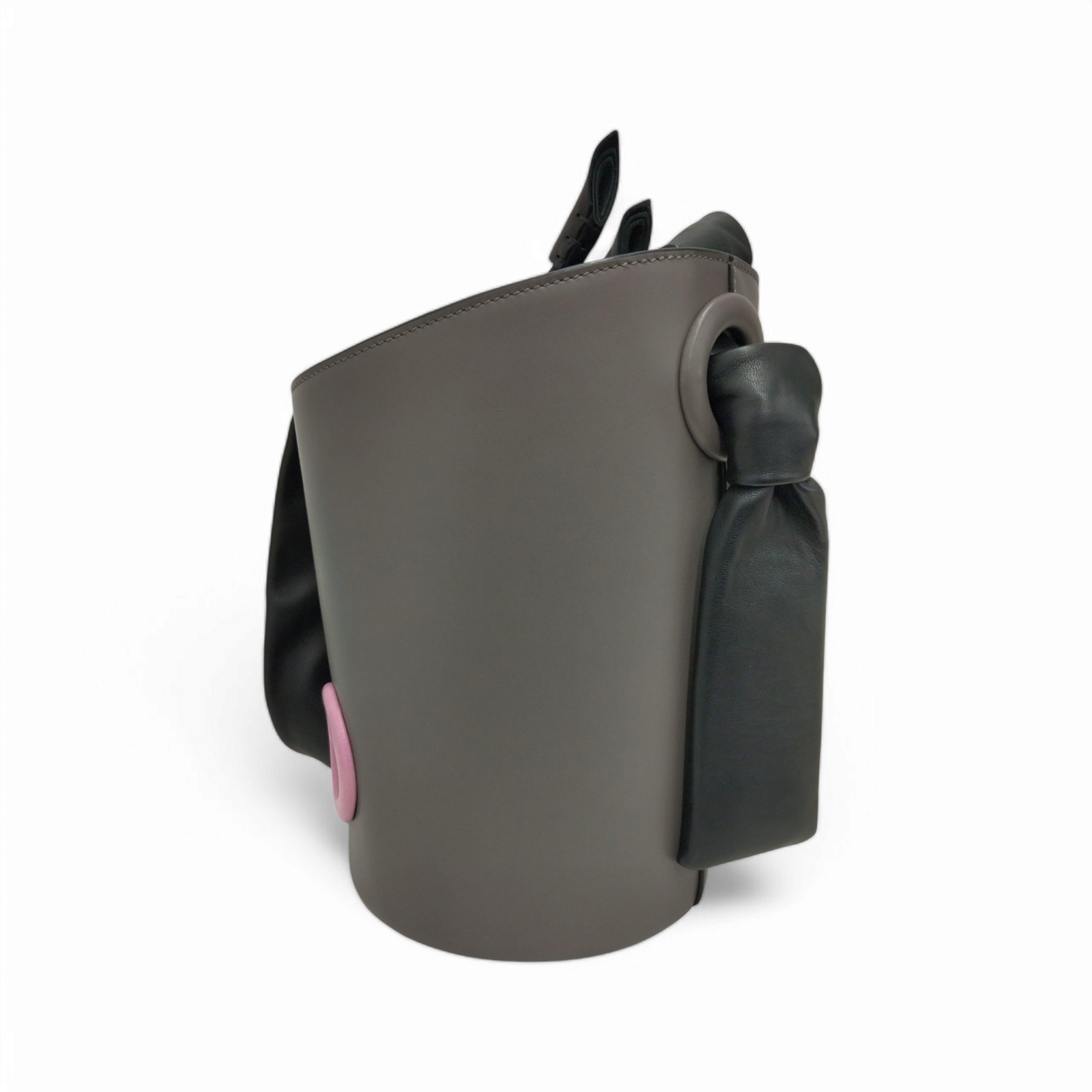 BOYY Shoulder Bag Gray Umor Backet Bag Rank A