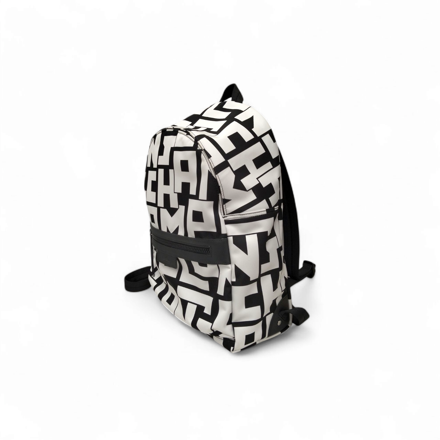 LONGCHAMP Backpack L1119413067 White/Black *Stain* Rank AB