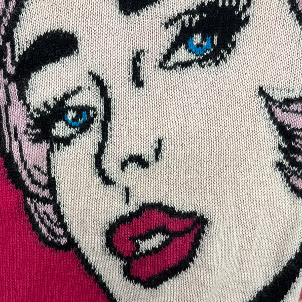 MOSCHINO Sweater SIZE unknown Lady's Shocking Pink Rank (B)