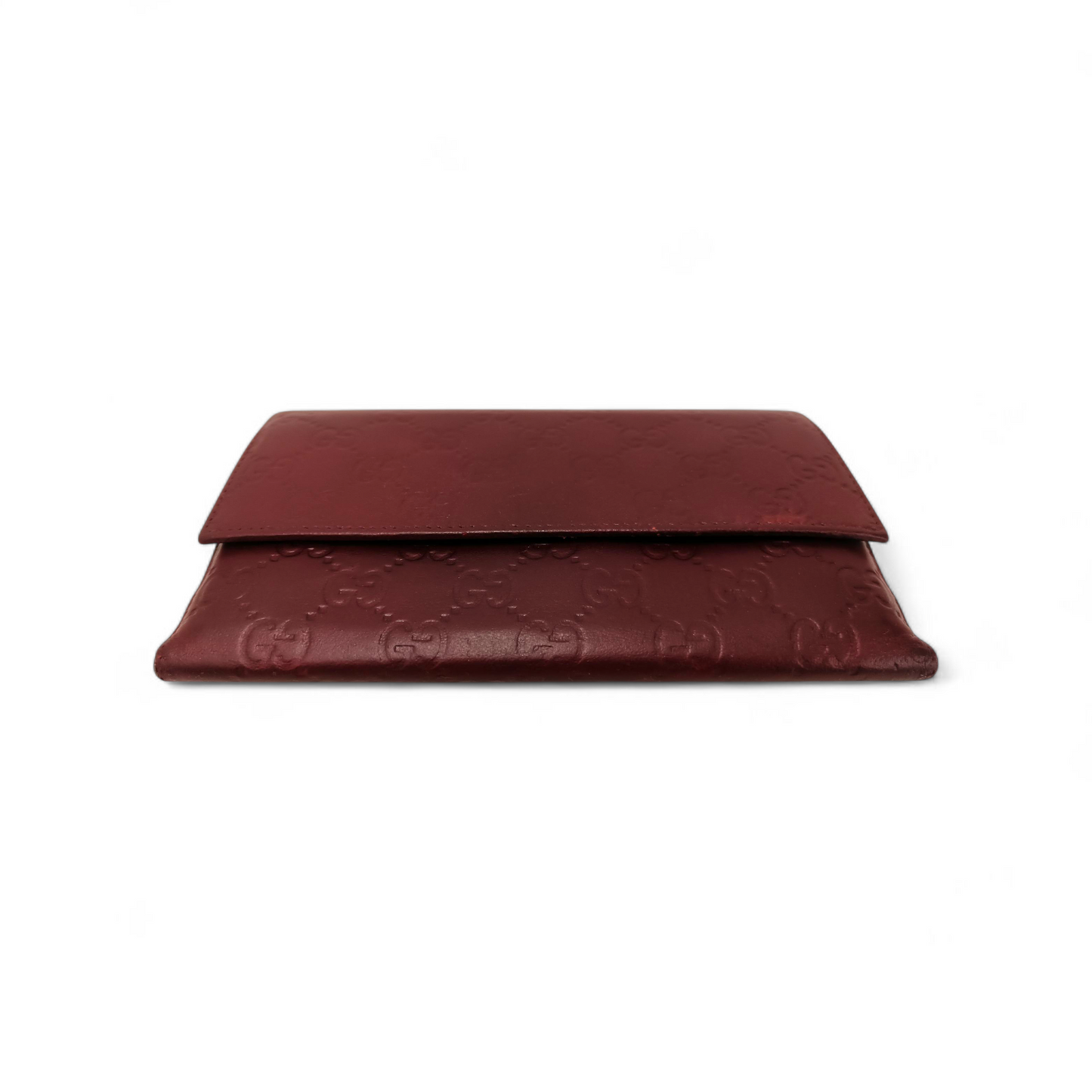 GUCCI Long Wallet 257303 Red 4276 *Scratch/Stain* Rank C