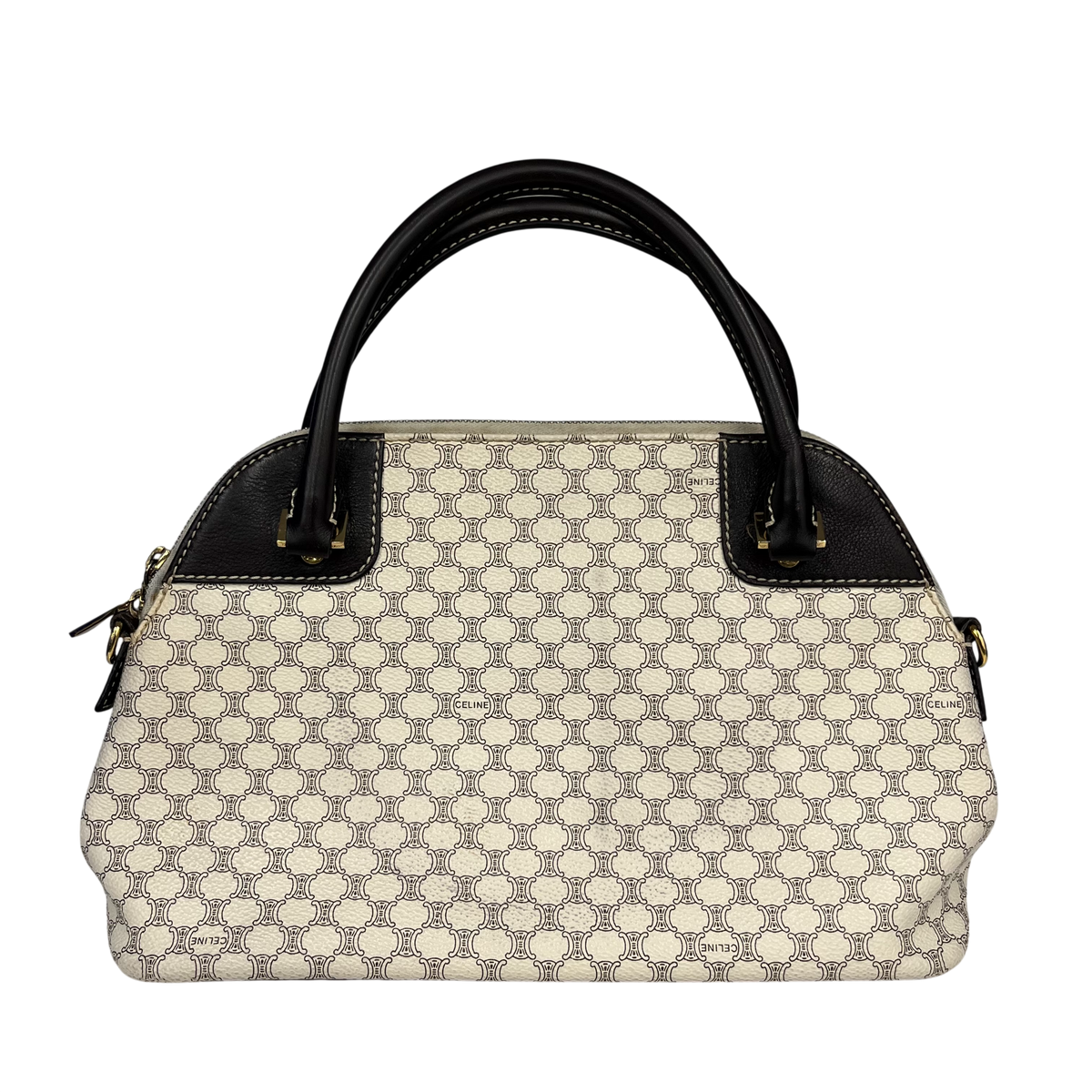 CELINE 2WAY Shoulder Bag Rank (BC) Beige Scratch/Stain SA 00/46