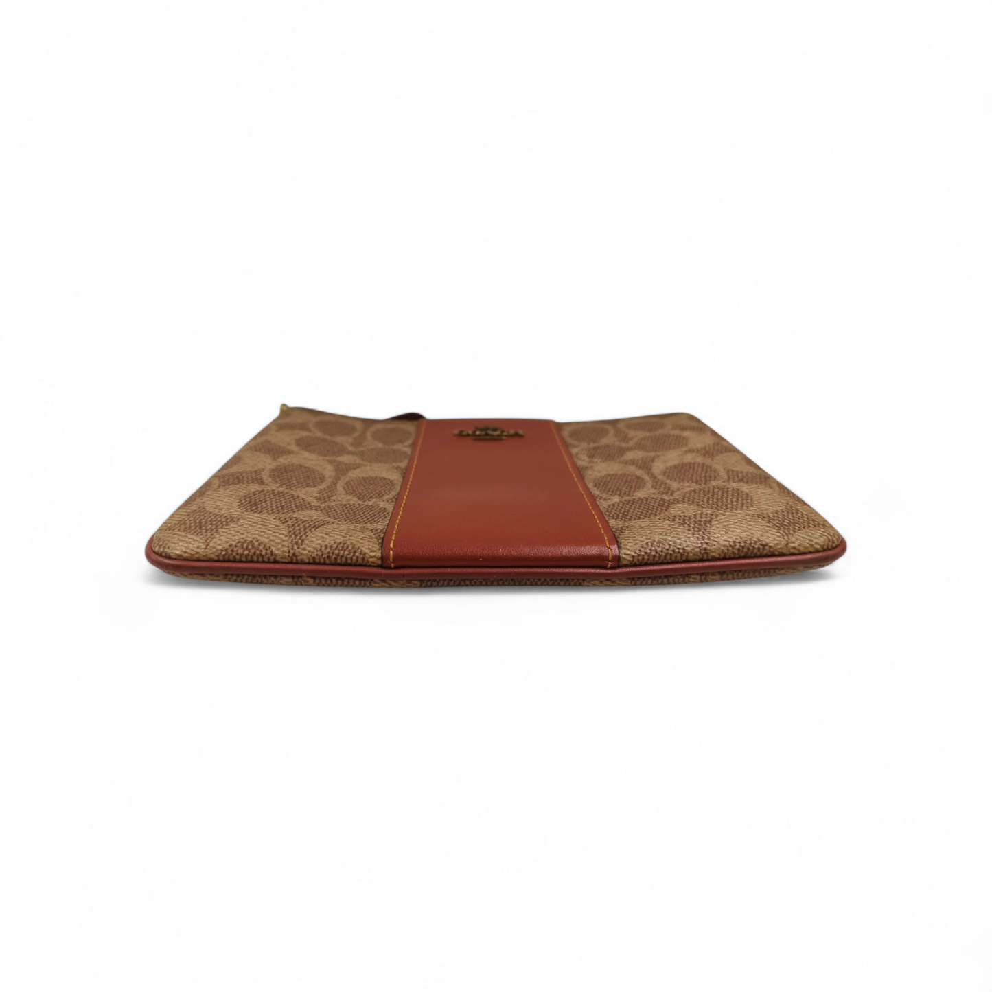COACH Mini Pouch 32445 Brown Rank B