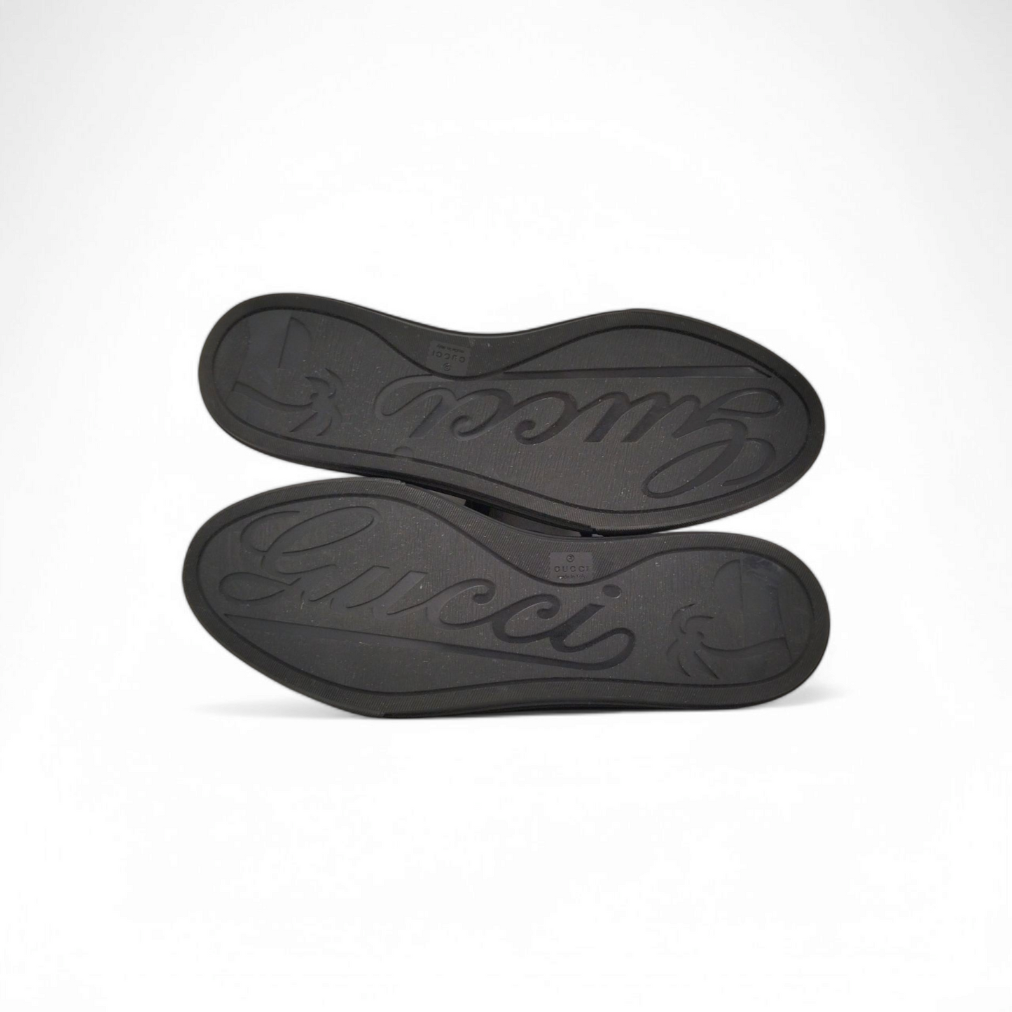 GUCCI SNEAKER SIZE 41 MENS 426187 BLACK GG CANVAS RANK AB