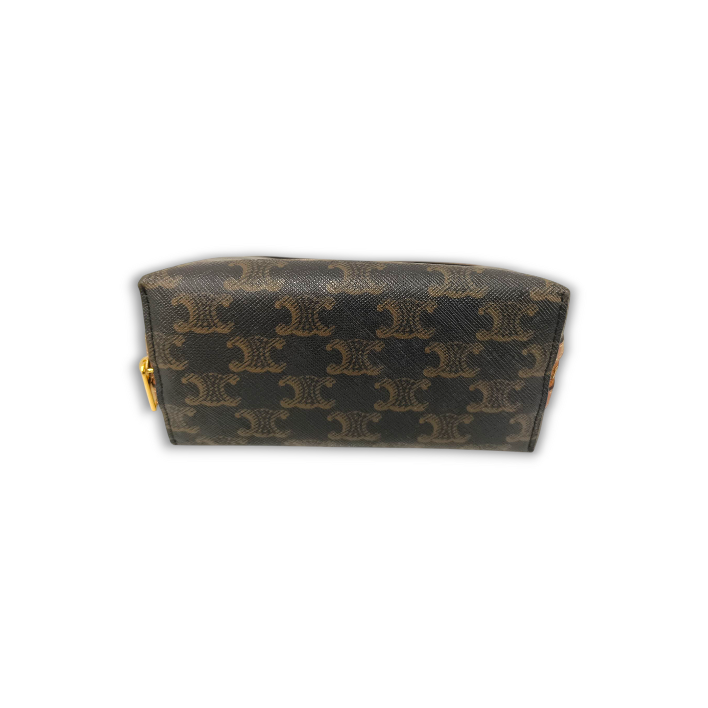 CELINE Shoulder Bag 10E382CBX04LU Brown/Black S-CM-0211 Rank AB