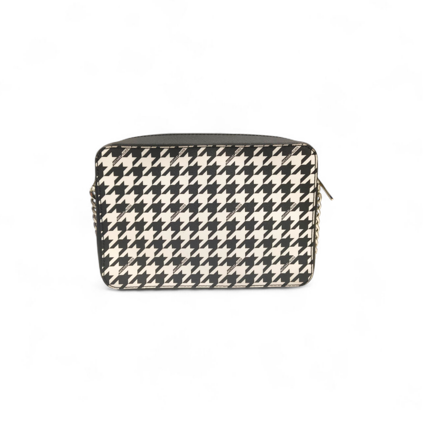 MICHAEL KORS Shoulder Bag 38F1CT9C31 Black And White Rank B