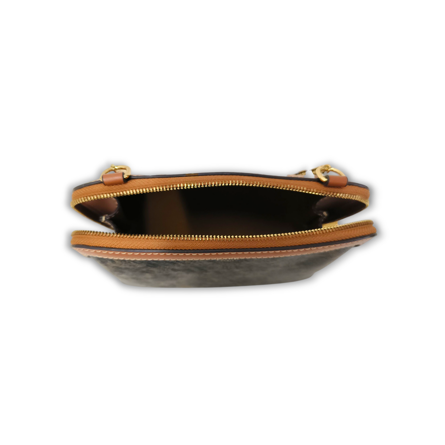 CELINE Shoulder Bag 10E382CBX04LU Brown/Black S-CM-0211 Rank AB