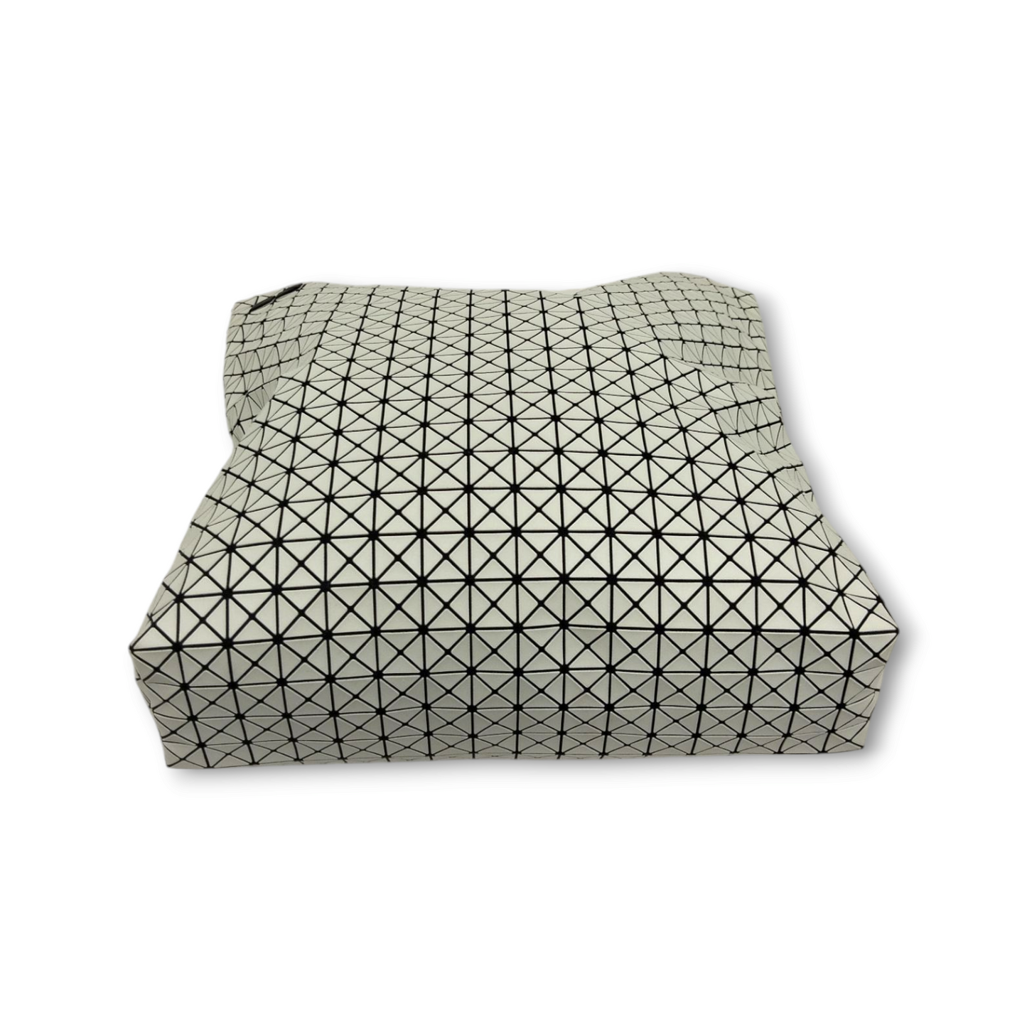 BAO BAO ISSEY MIYAKE Clutch Bag BB89-AG041 White Rank A