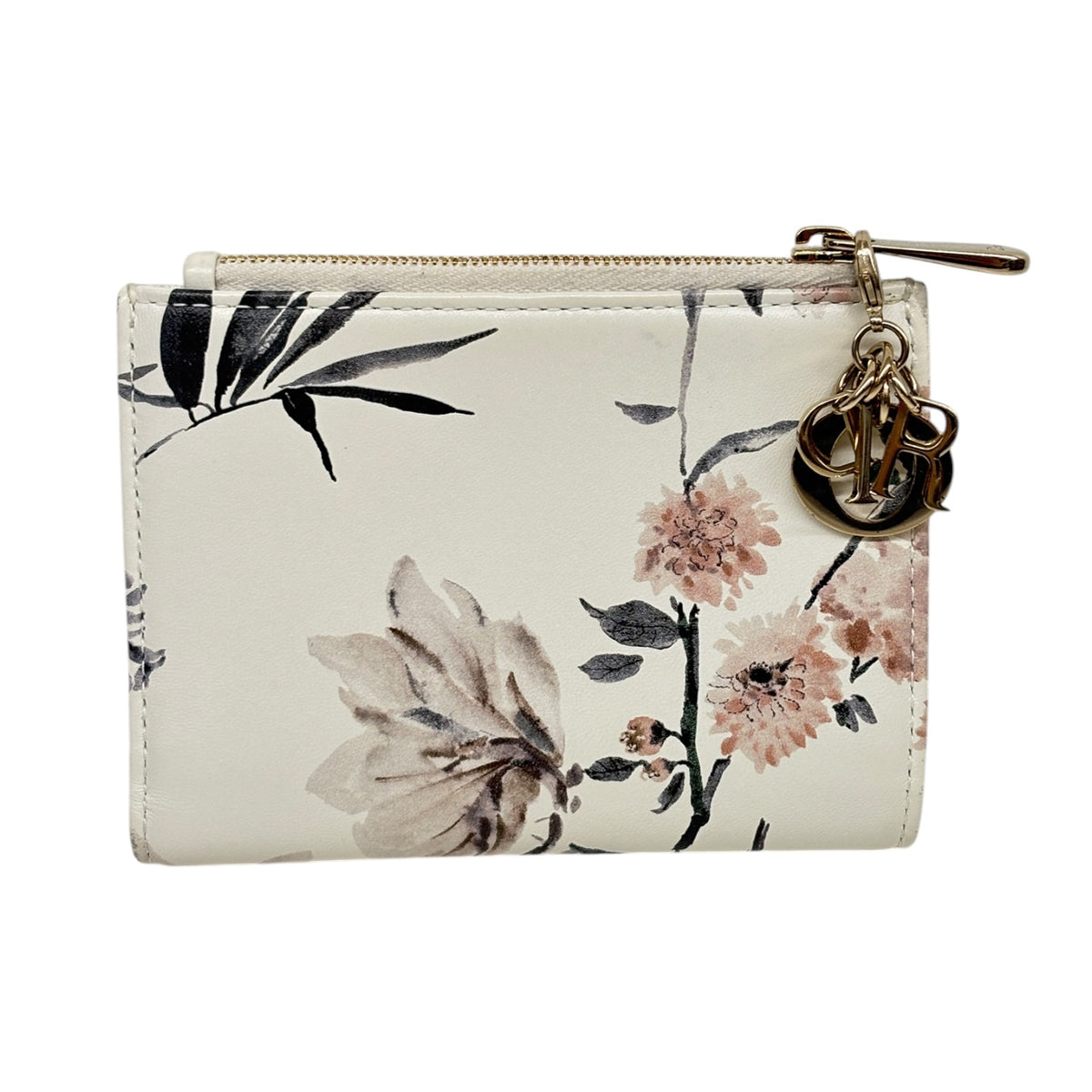 Christian Dior Wallet White 47MA 0235 Rank (B)