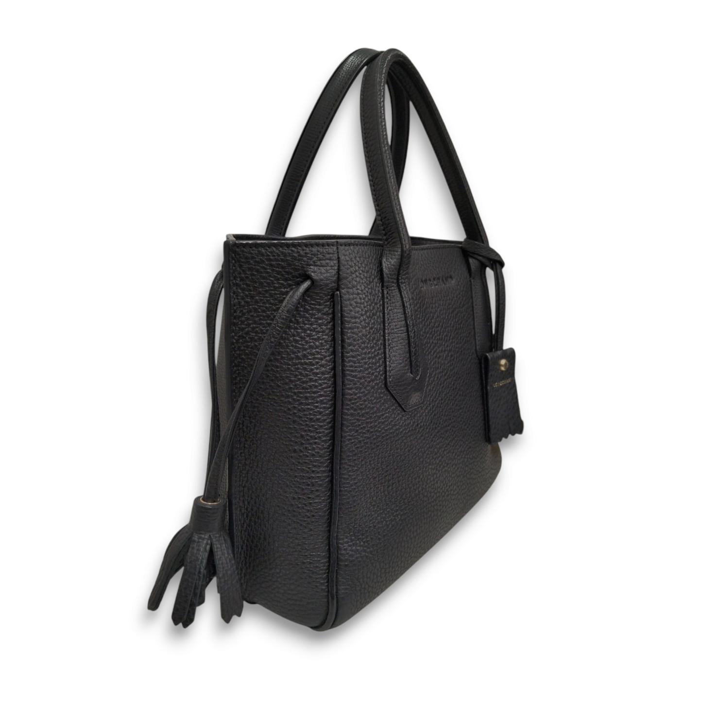 LONGCHAMP Tote Bag 1128216 Black *Stain* Rank B