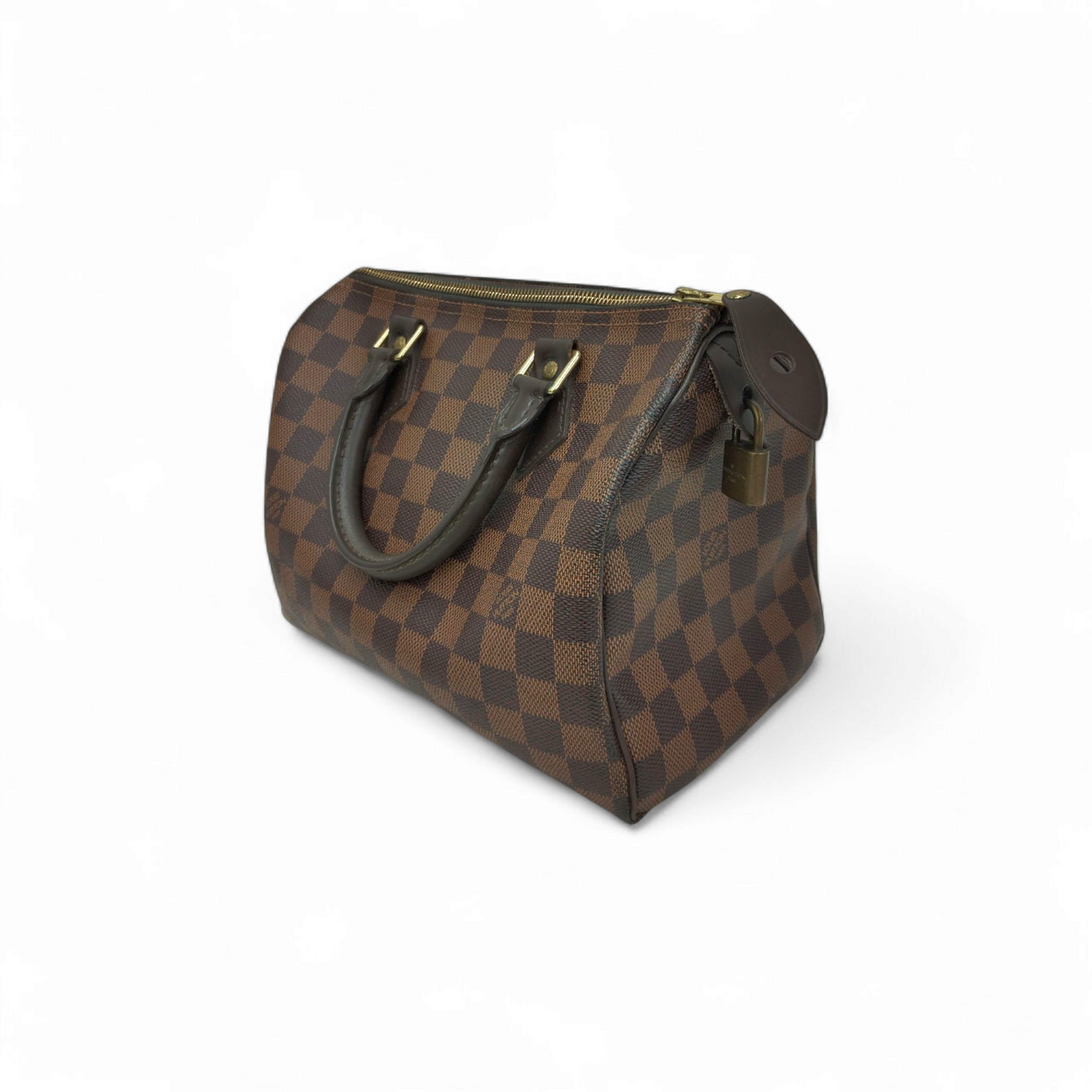 LOUIS VUITTON Handbag Damier N41532 Brown AAo151 Speedy 25 *Damage/Inside Stain Rank B