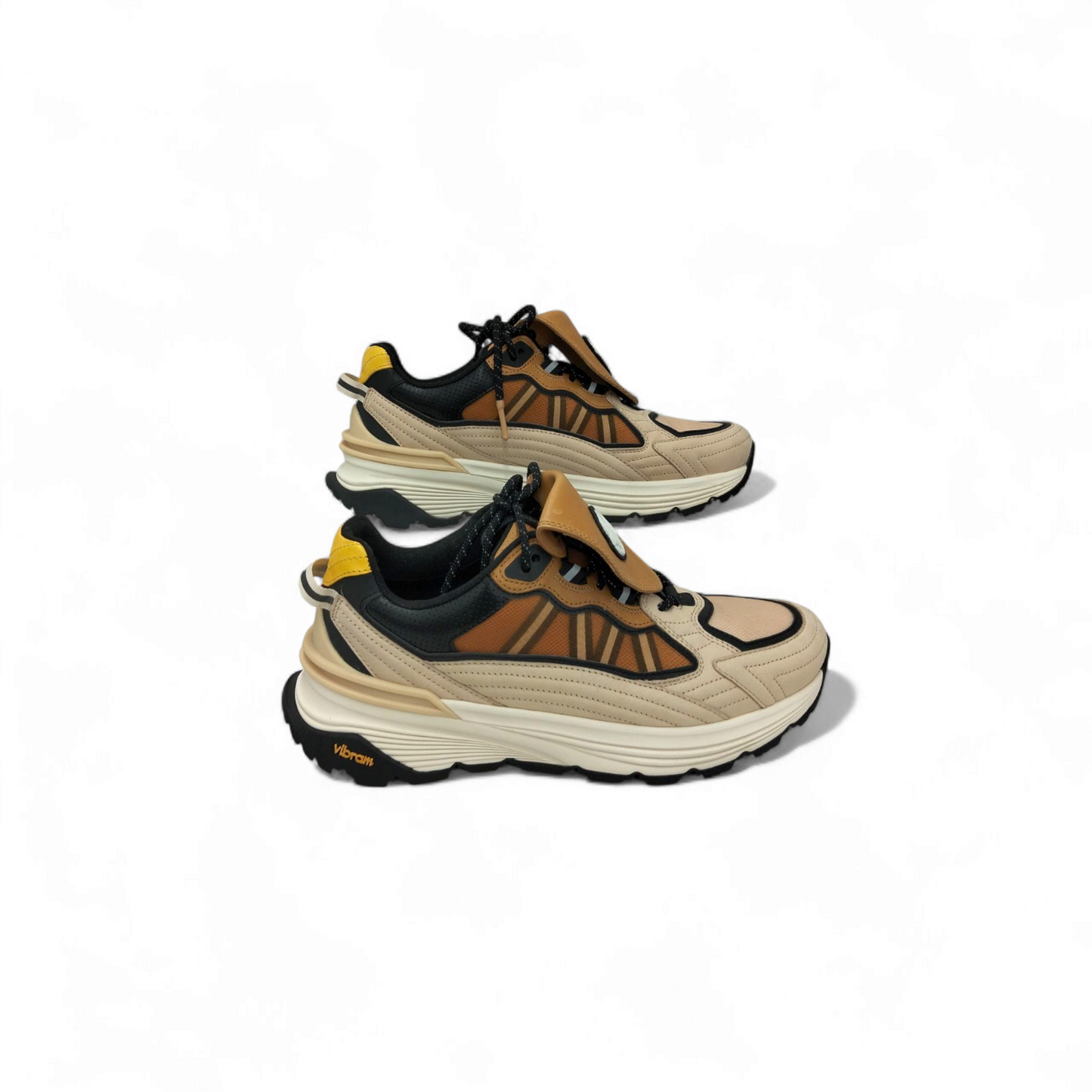 MONCLER Sneaker Size 42 Mens Beige palm lite runner Rank A