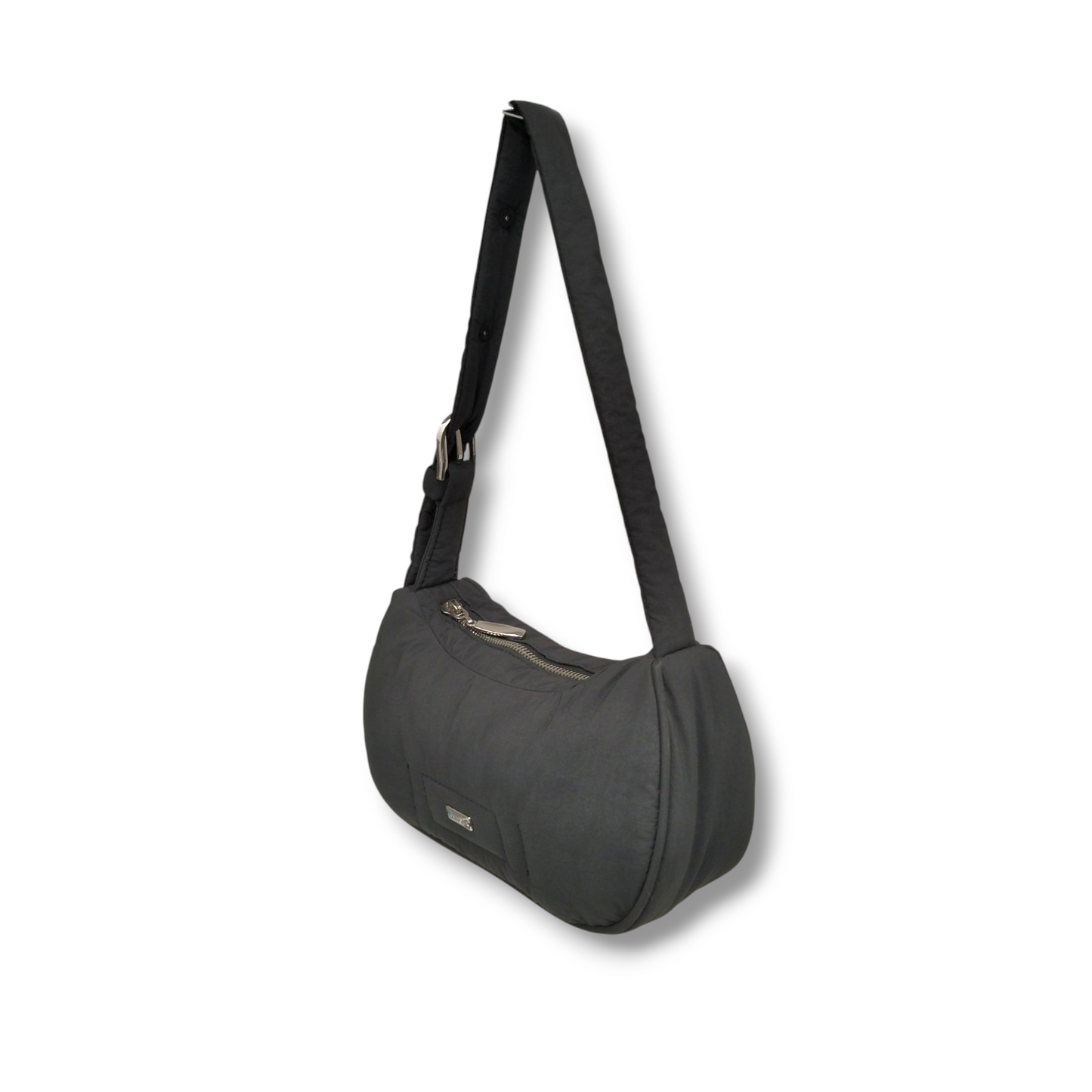 STAND OIL Shoulder Bag Black *Stain* Rank B
