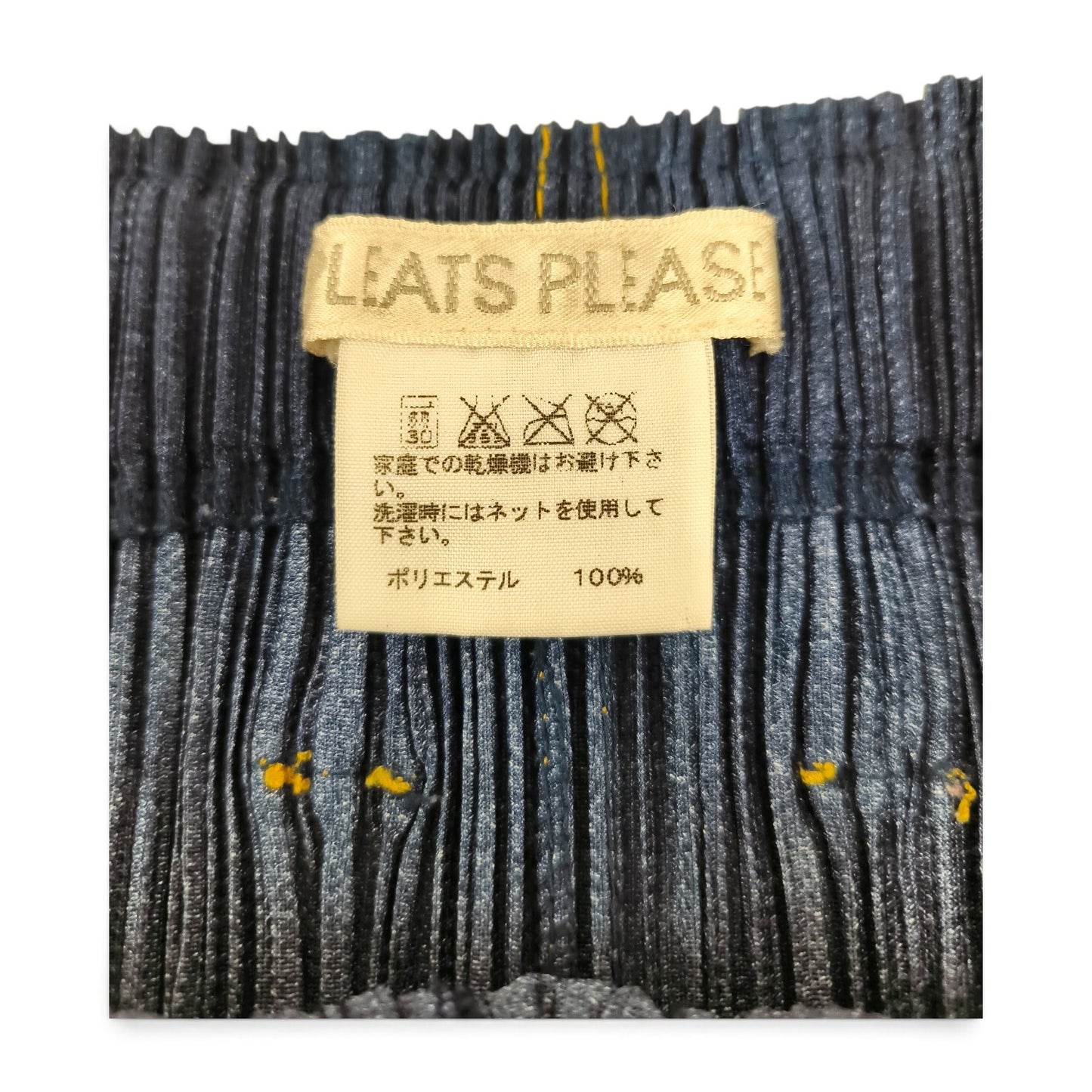 PLEATS PLEASE Skirt 1 Lady's Blue PP75-JG021 Rank B