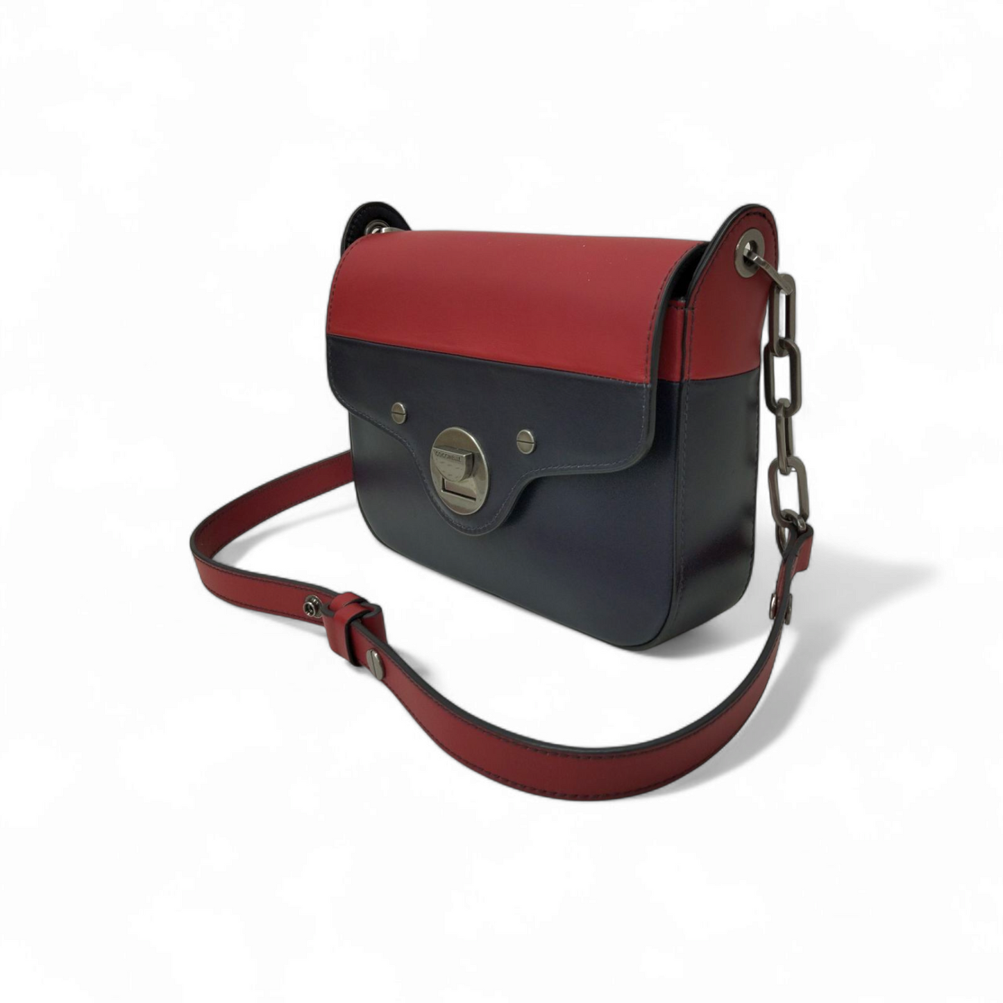 COCCINELLE Shoulder Bag Purple/Red Rank A