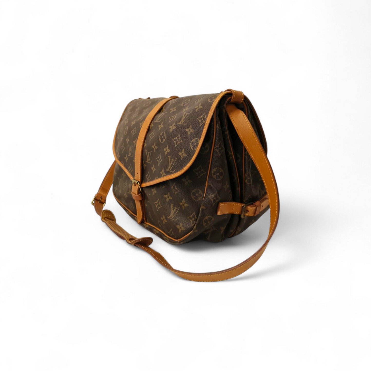 LOUIS VUITTON Shoulder Bag Monogram M42254 Brown AR0954 *Stain* Rank B