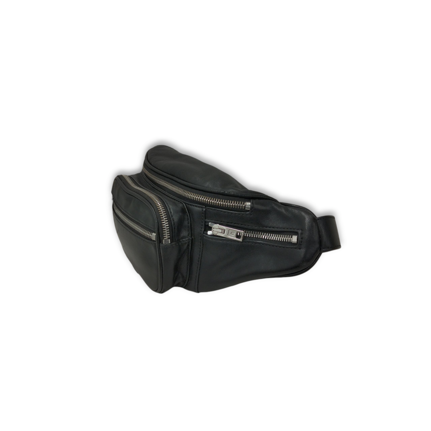 ALEXANDER WANG Body Bag Black Attica Fanny pACK *1838120 Rank B