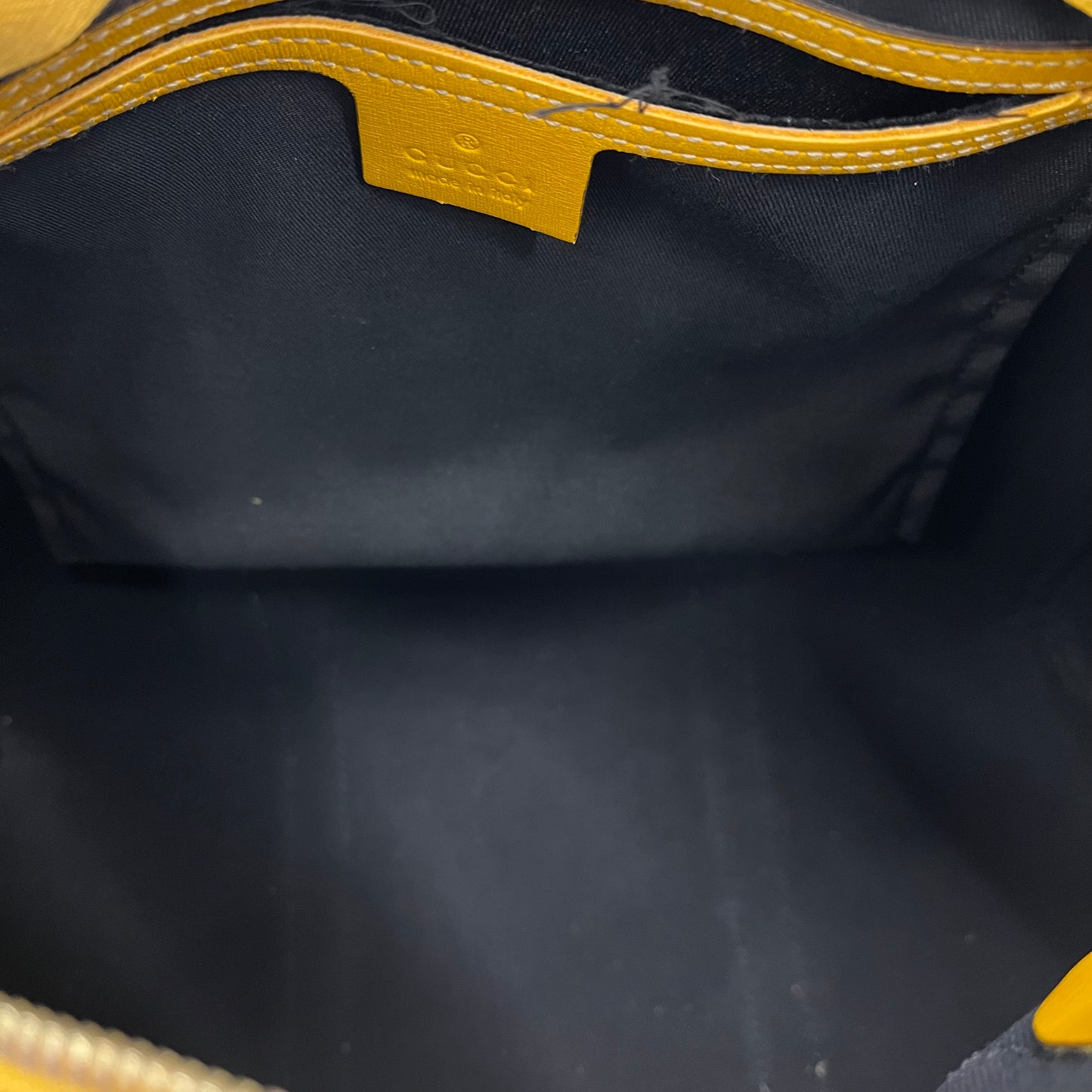 GUCCI Tote Bag 002404 Rank(B) Beige And Yellow Stain 193603