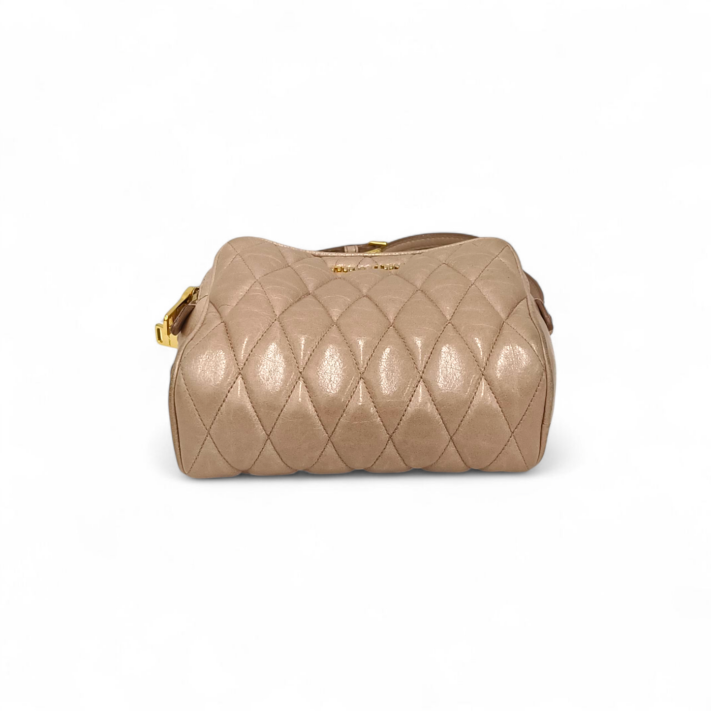 MIU MIU Shoulder Bag Beige 197 *Stain/Damage* Rank C