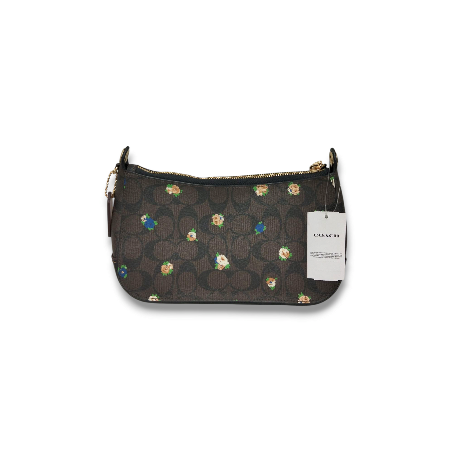 COACH Shoulder Bag C6823 Brown Rank A