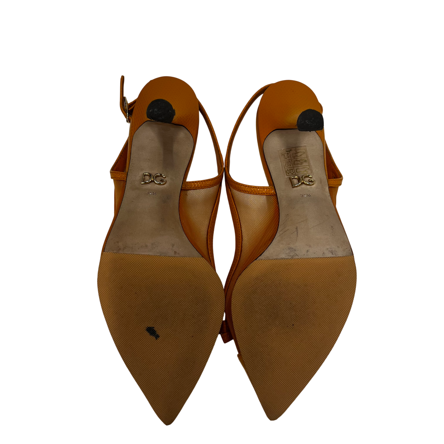 DOLCE & GABBANA Pumps SIZE 36 1/2 Lady's Orange Rank(B)
