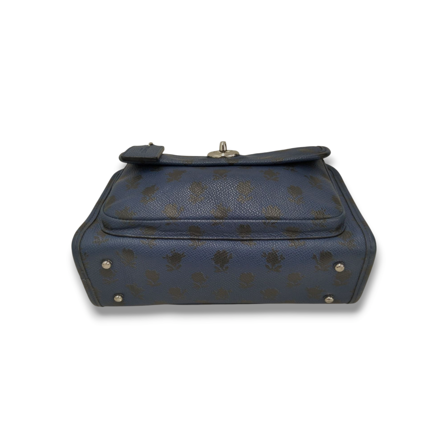 COACH 2WAY Bag 34471 Blue/Black Rank B