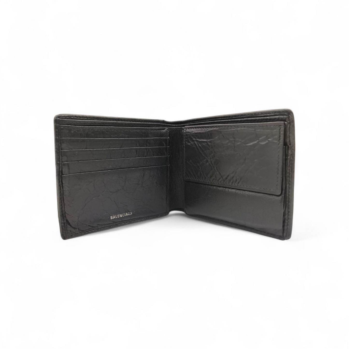 BALENCIAGA Wallet 542001 1000 Black Rank B