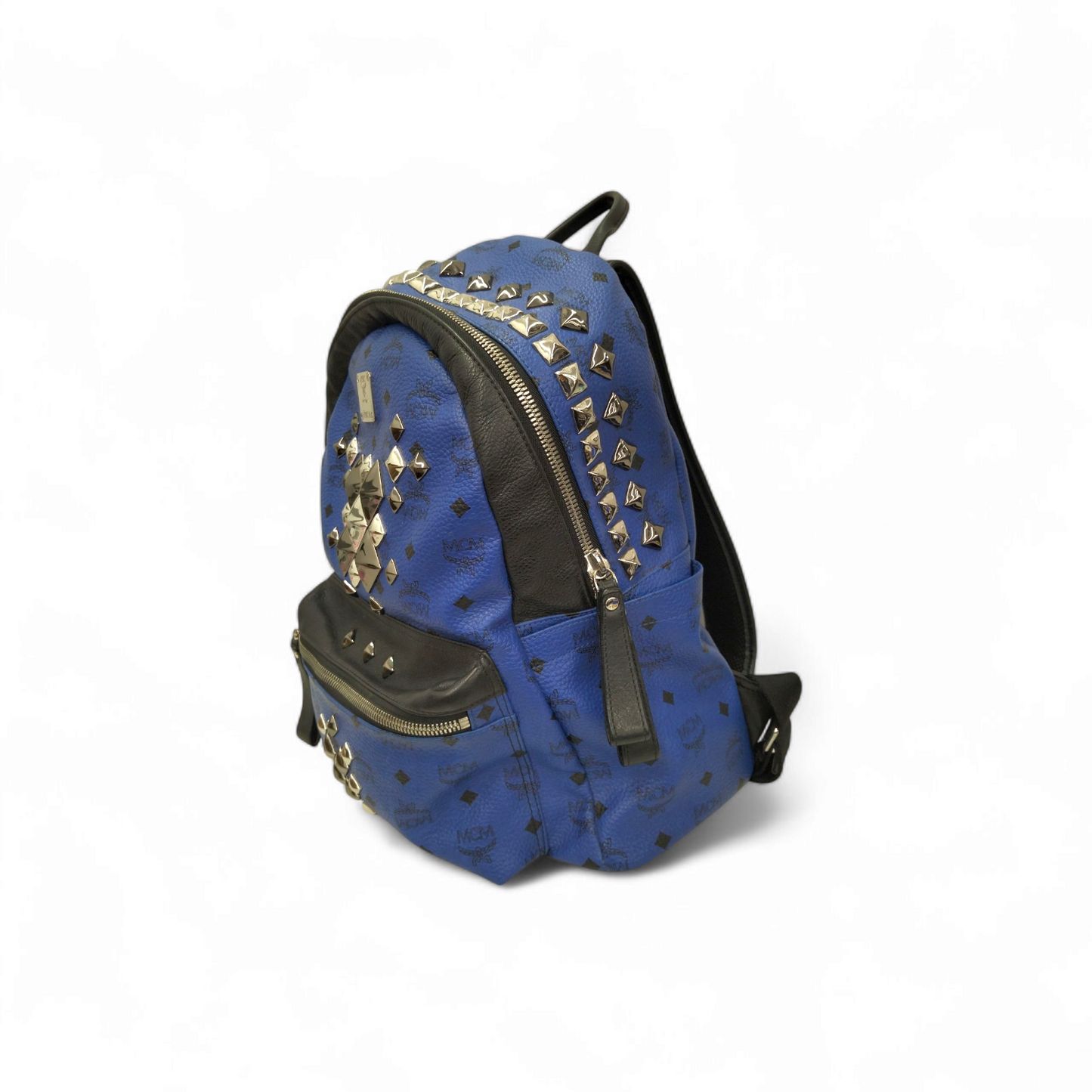MCM Rucksack Blue MM4AVE51LM001 Rank B