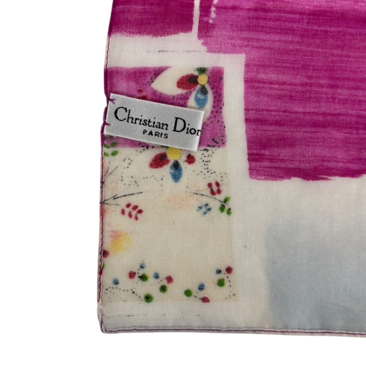 CHRISTIAN DIOR Scarf 55X55* Pink