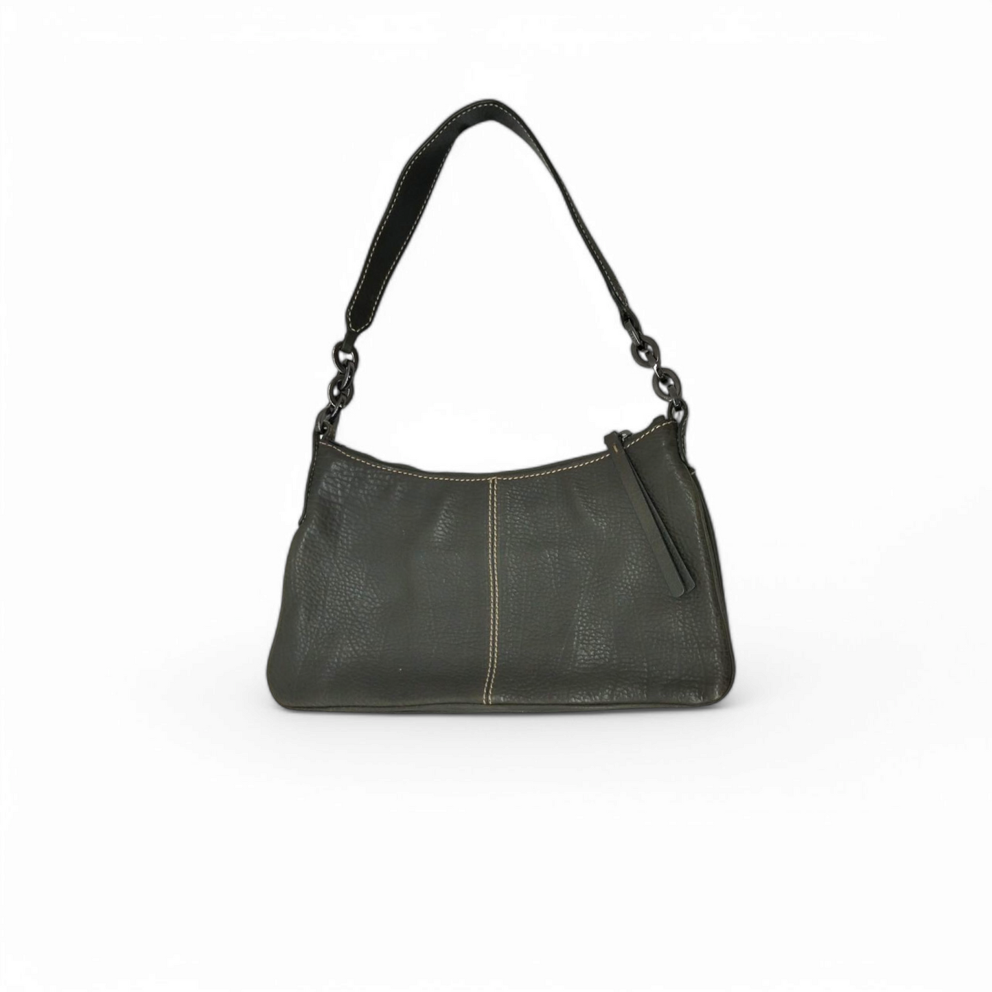 TOD'S Handbag AP09 Olive REAL BAGUETTE HOBO Rank B