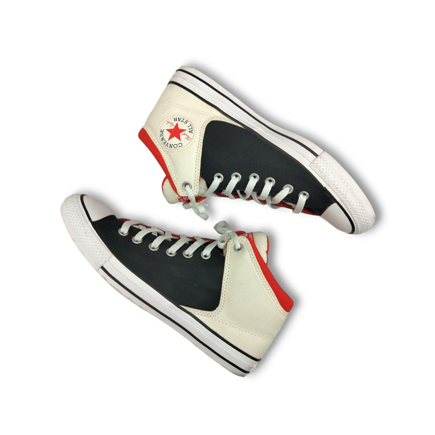 CONVERSE Sneaker A06590C Chuck Taylor All Star High Beige / Black *Stain* Rank AB