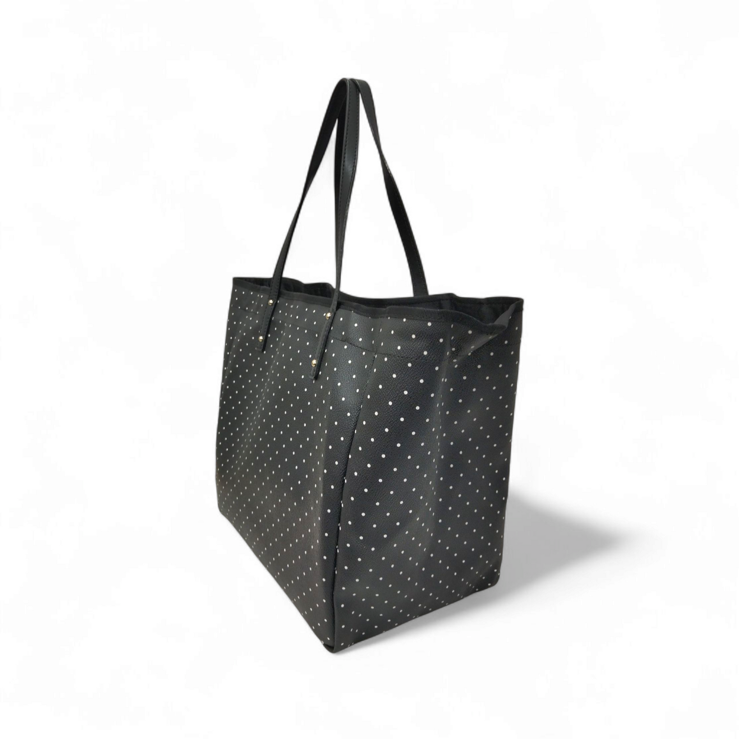 Kate Spade Tote Bag WKRU1735 Black And White Rank B