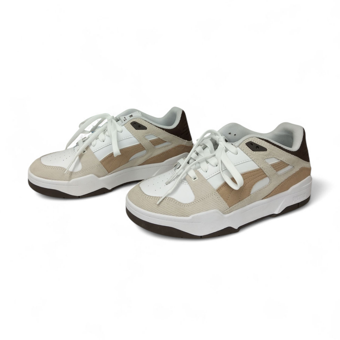 PUMA Sneaker 43 392109-01 Mens White and Brown Rank B