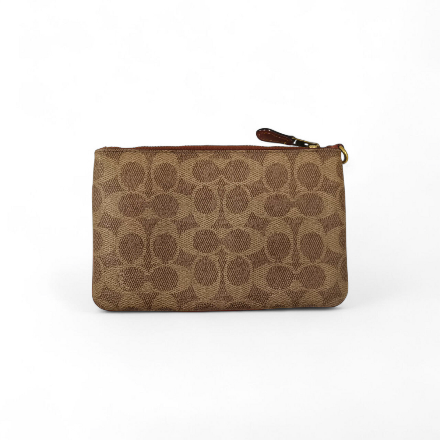 COACH Mini Pouch 32445 Brown Rank B