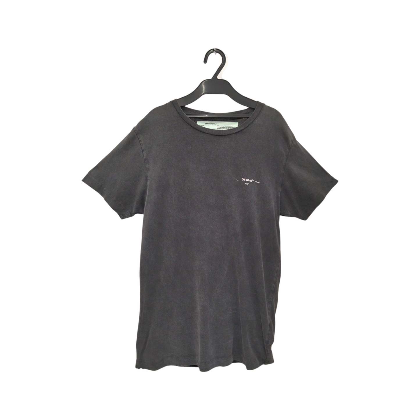 OFFWHITE T-shirt SIZE S Mens OMAA027E181 85002 Black